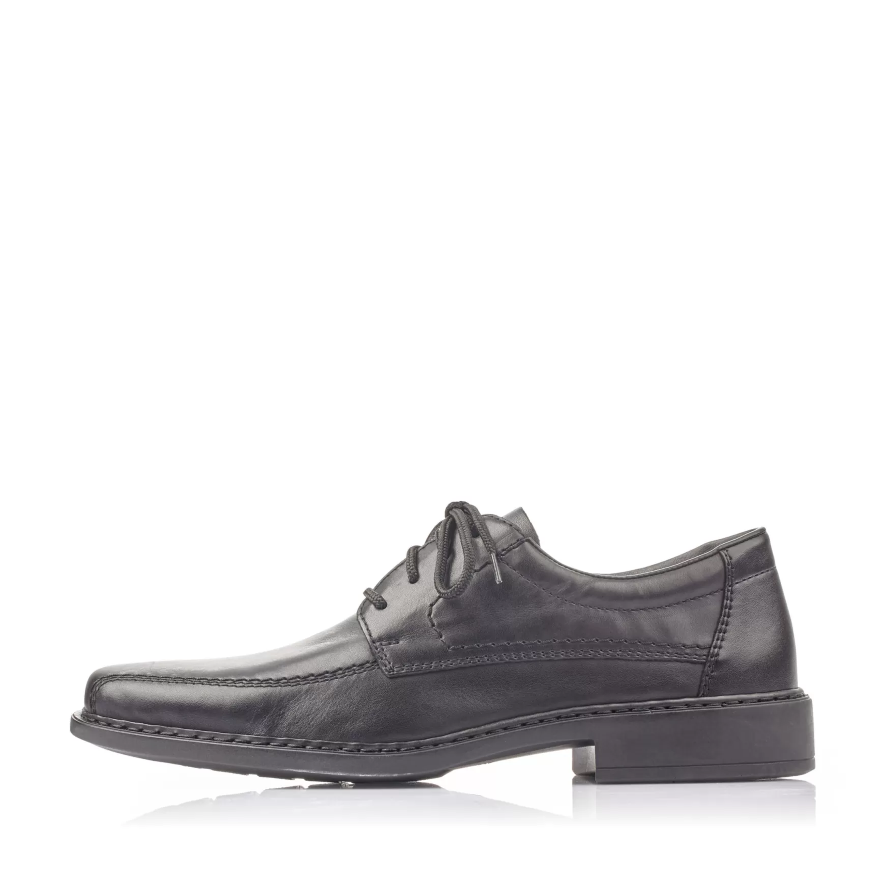 Men'S Lace-Up Shoes Glossy Black-Rieker Store