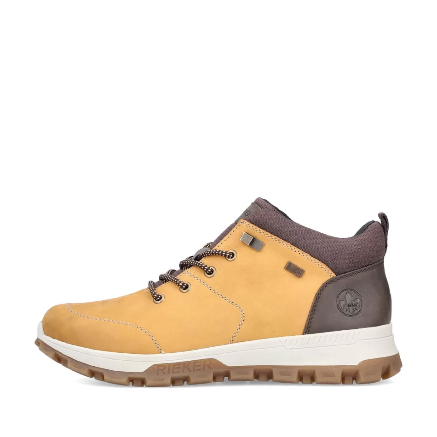 Men'S Lace-Up Shoes Golden Yellow-Rieker Fashion