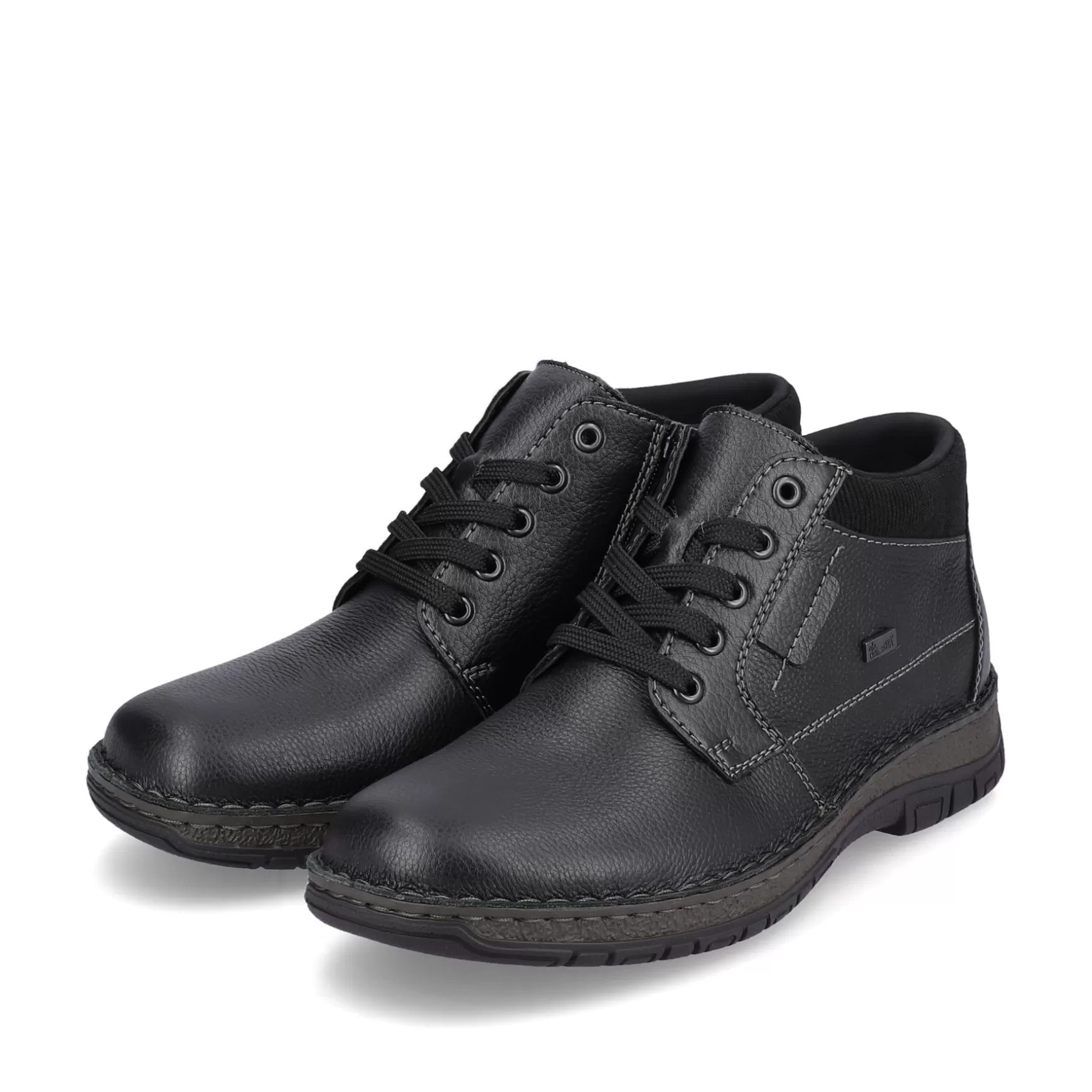 Men'S Lace-Up Shoes Graphite Black-Rieker Outlet