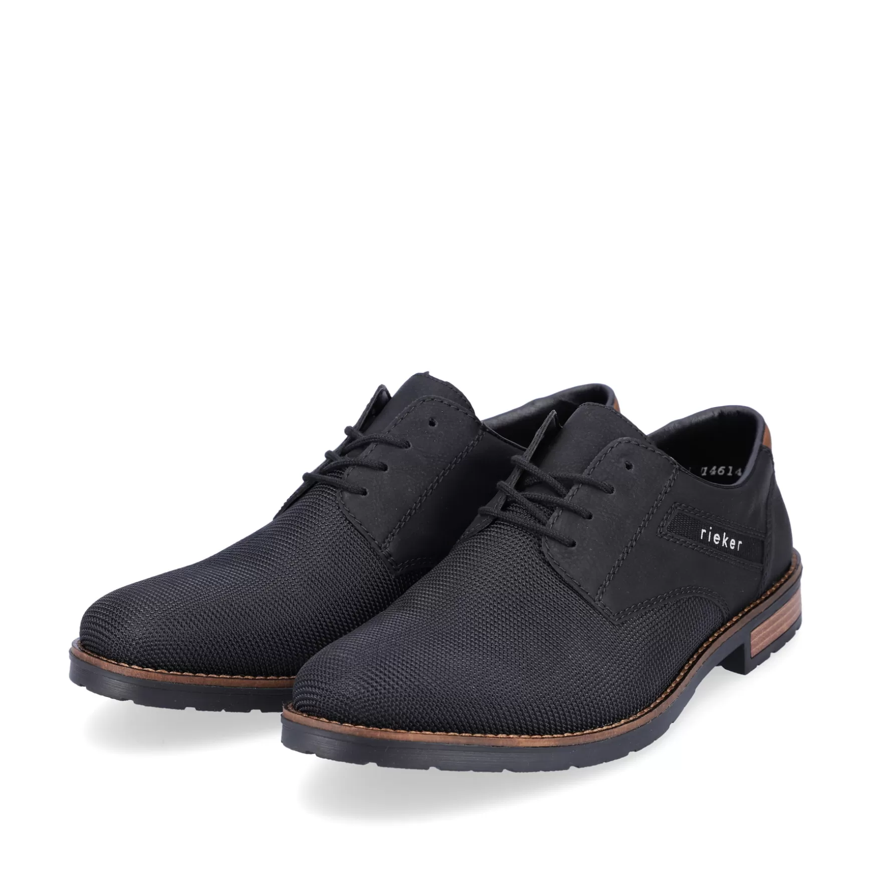 Men'S Lace-Up Shoes Graphite Black-Rieker Outlet