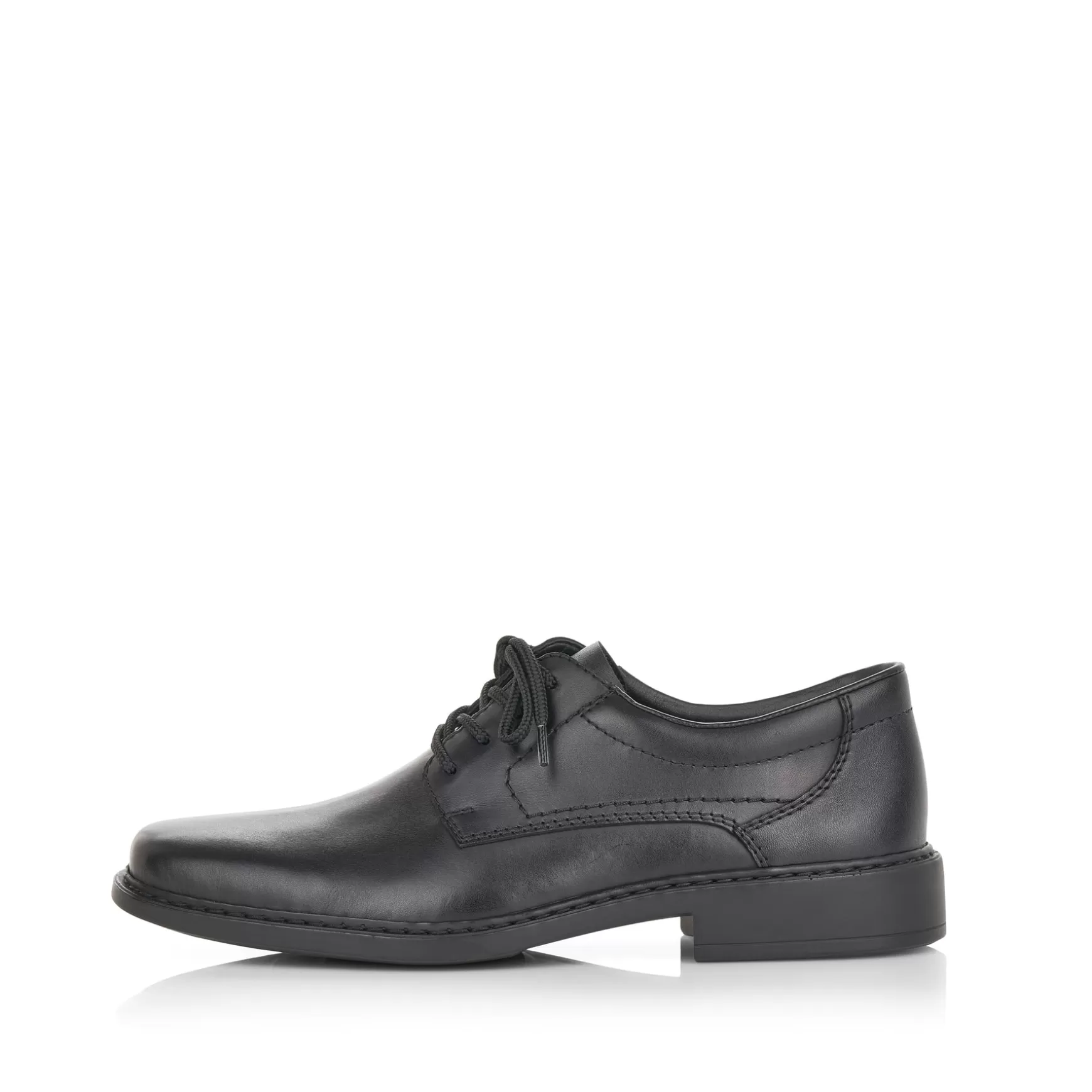 Men'S Lace-Up Shoes Jet Black-Rieker Fashion