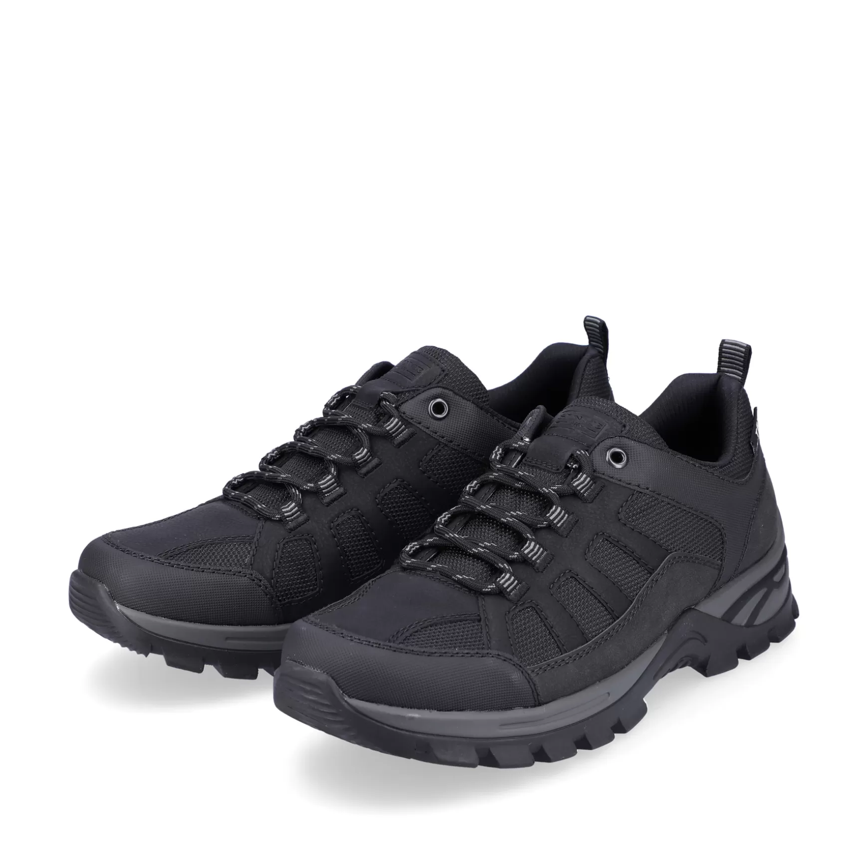 Men'S Lace-Up Shoes Jet Black-Rieker Outlet