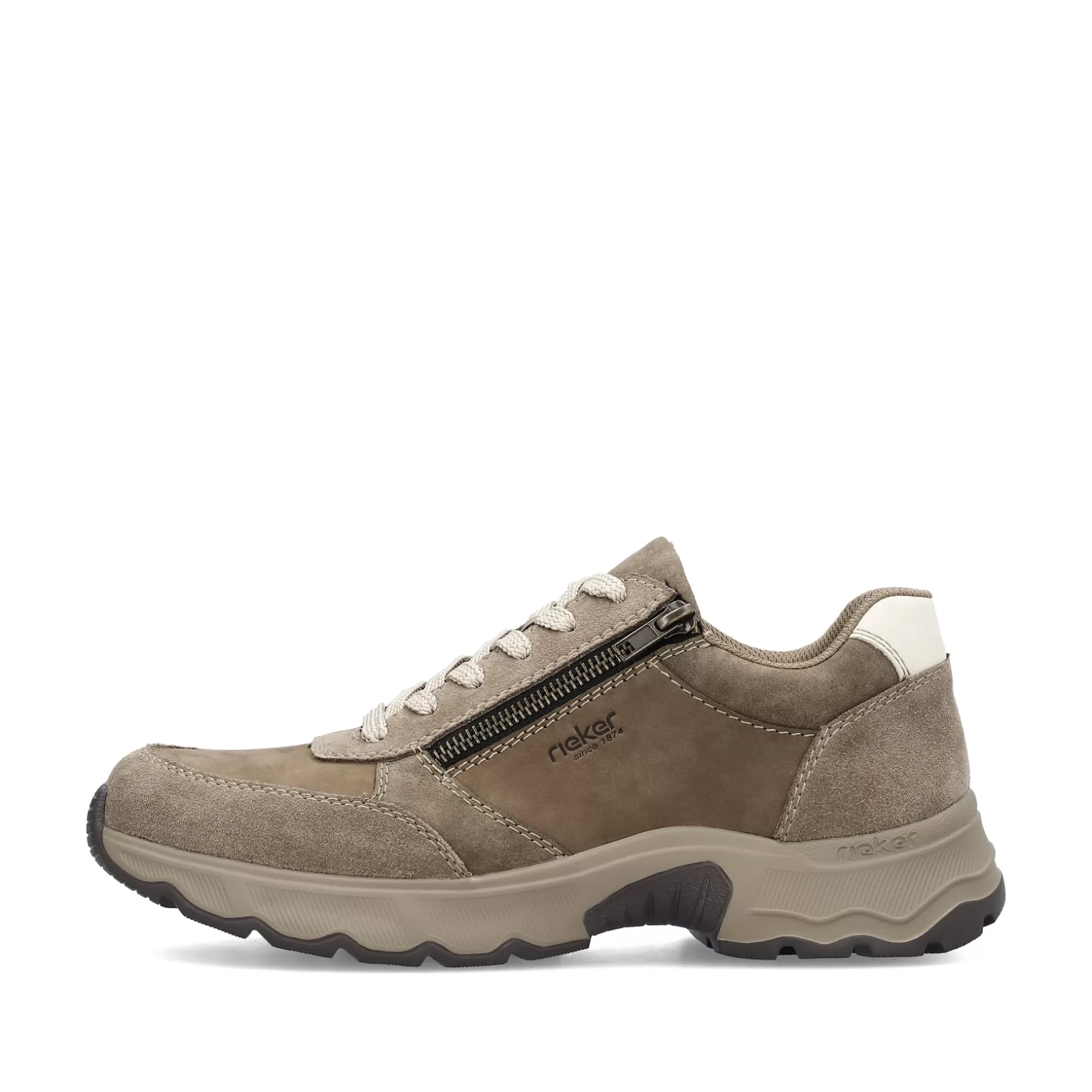 Men'S Lace-Up Shoes Light Brown-Rieker Best