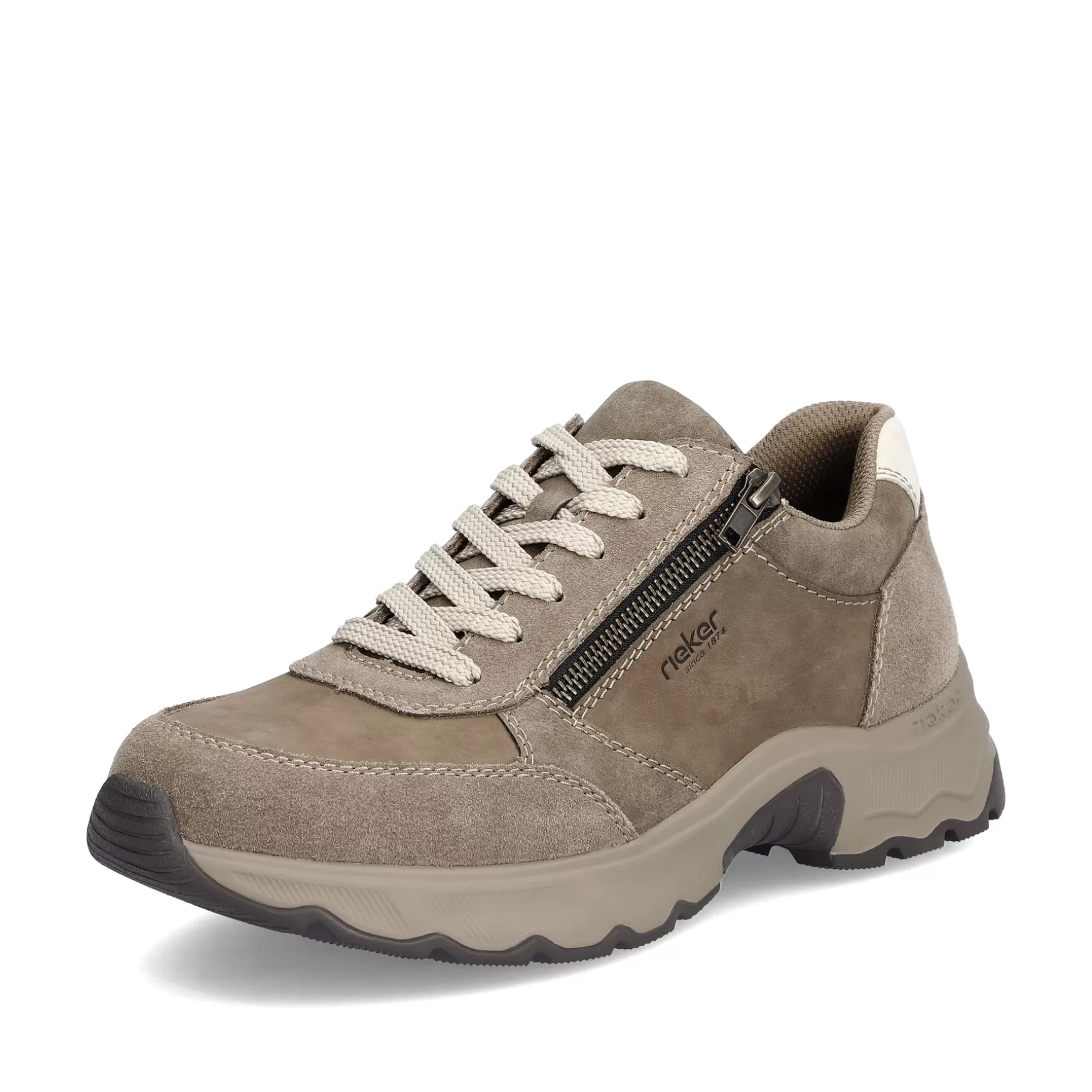 Men'S Lace-Up Shoes Light Brown-Rieker Best