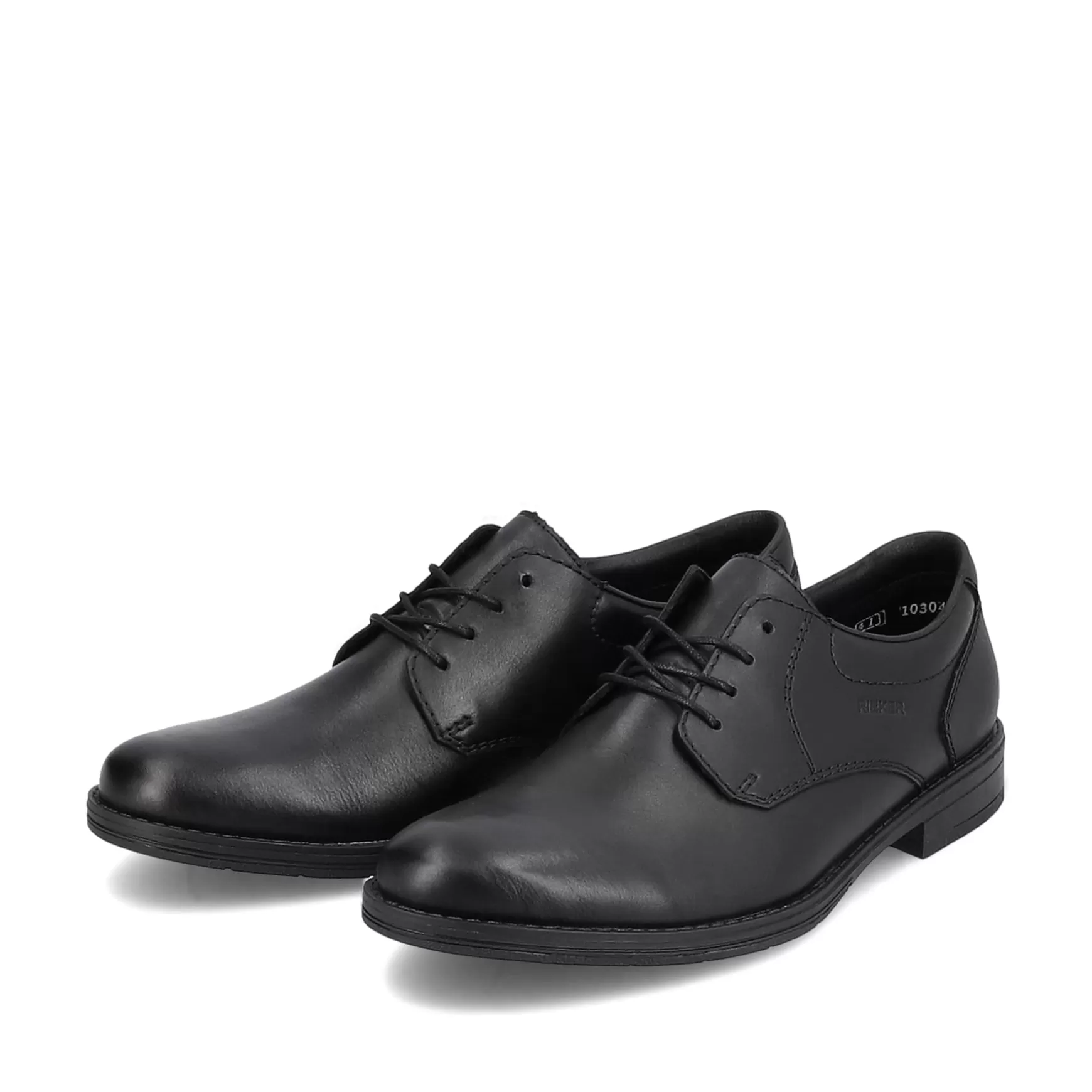 Men'S Lace-Up Shoes Midnight Black-Rieker Flash Sale