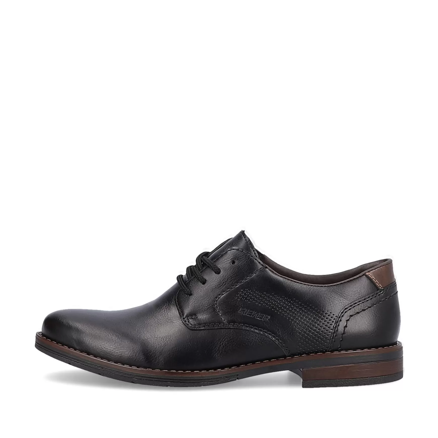 Men'S Lace-Up Shoes Midnight Black-Rieker Hot