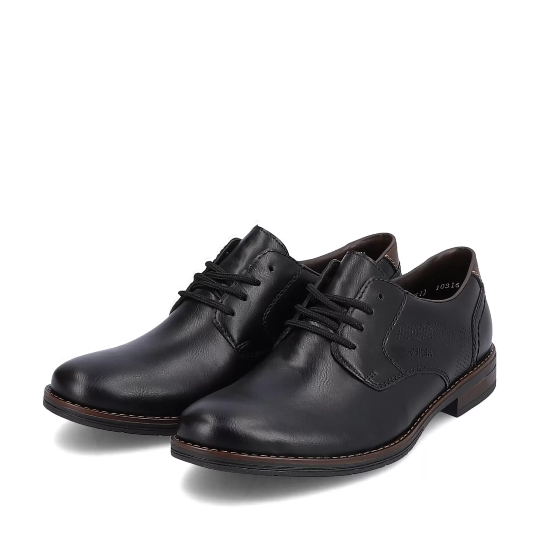 Men'S Lace-Up Shoes Midnight Black-Rieker Hot