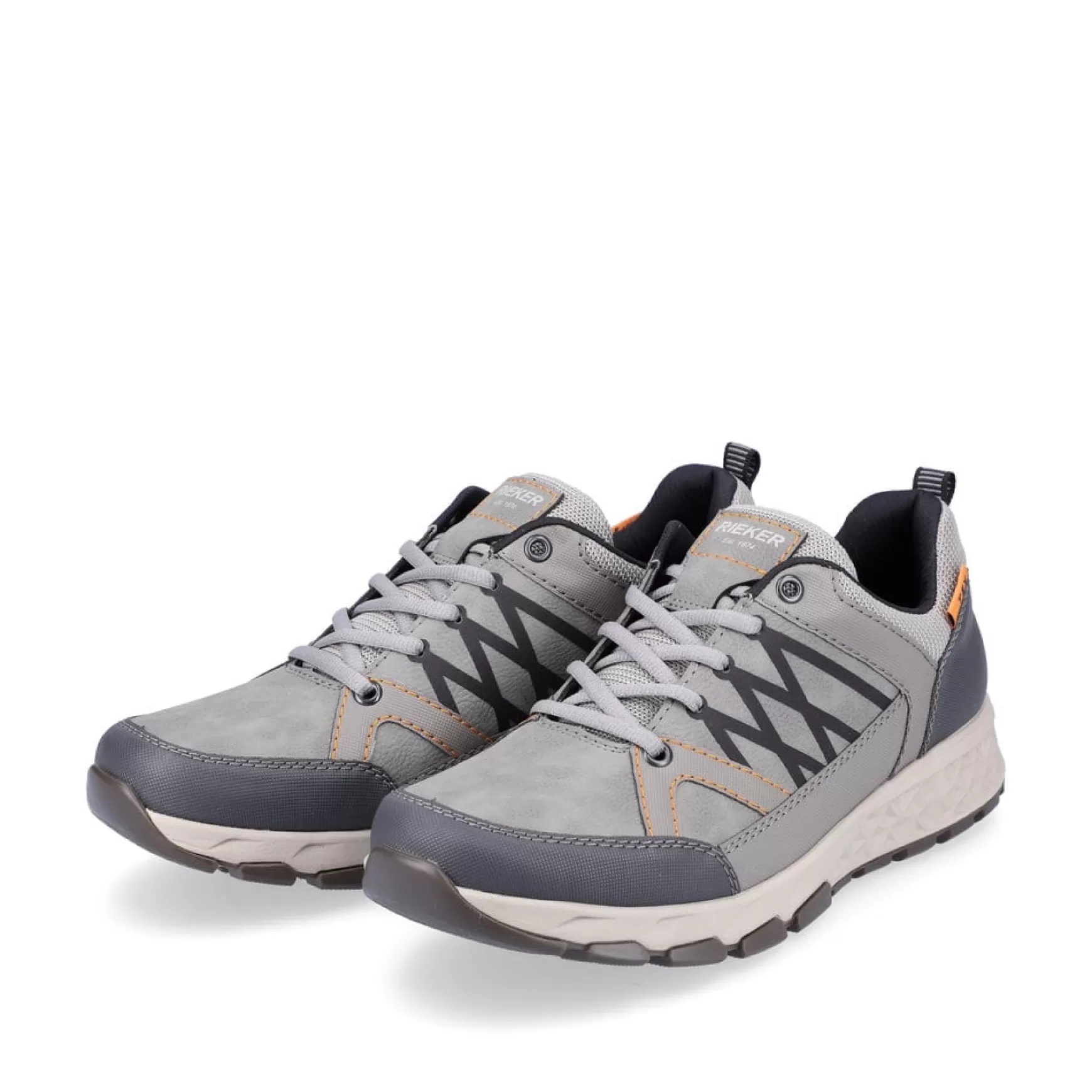 Men'S Lace-Up Shoes Moon Grey-Rieker Outlet