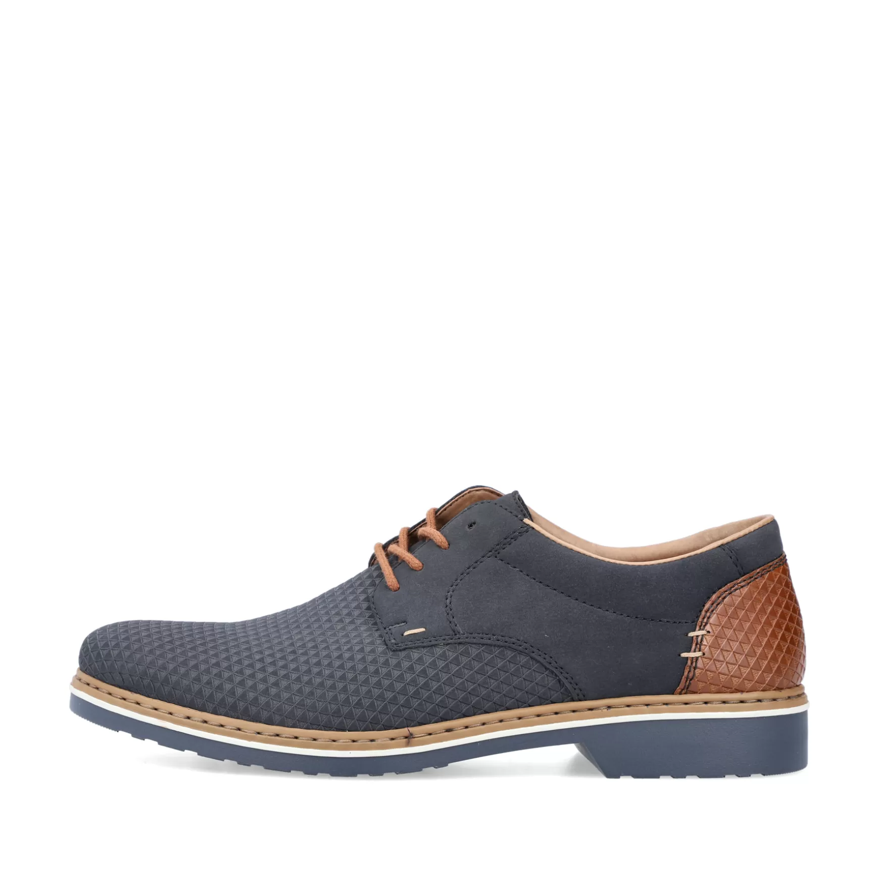 Men'S Lace-Up Shoes Navy Blue-Rieker Outlet