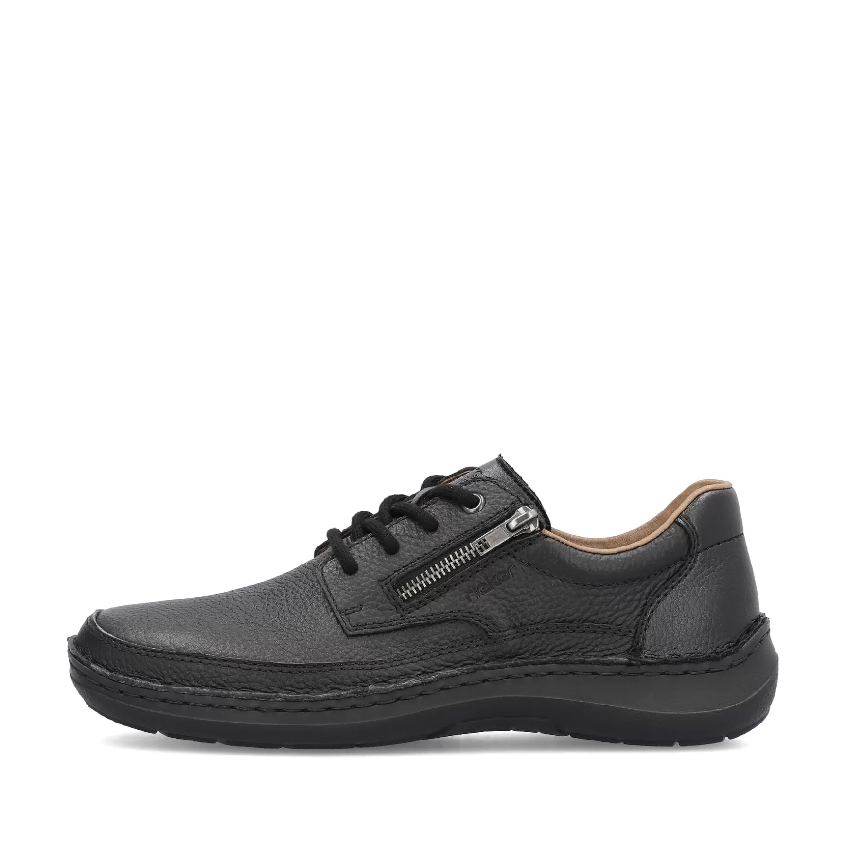 Men'S Lace-Up Shoes Night Black-Rieker Discount