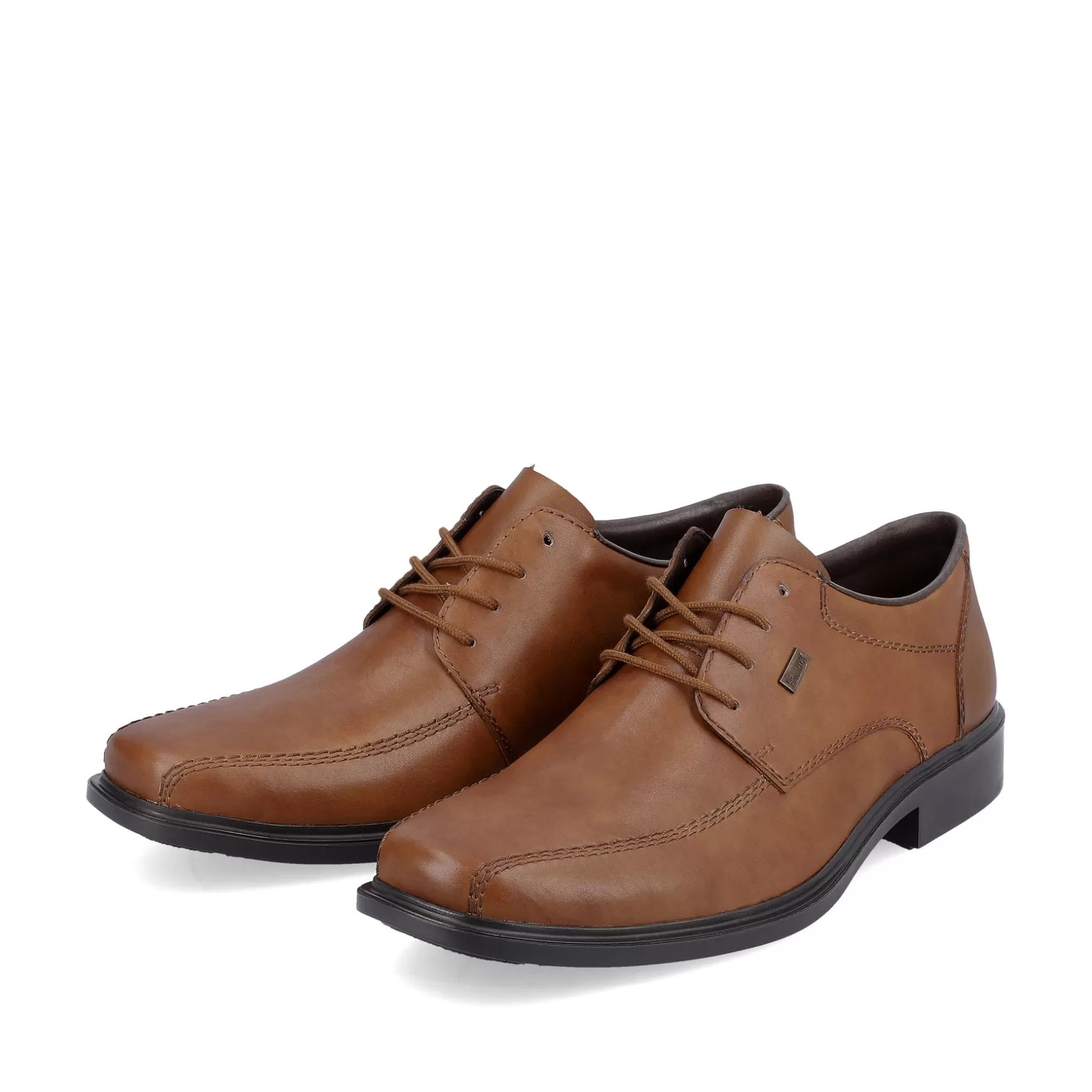 Men'S Lace-Up Shoes Nougat Brown-Rieker Fashion