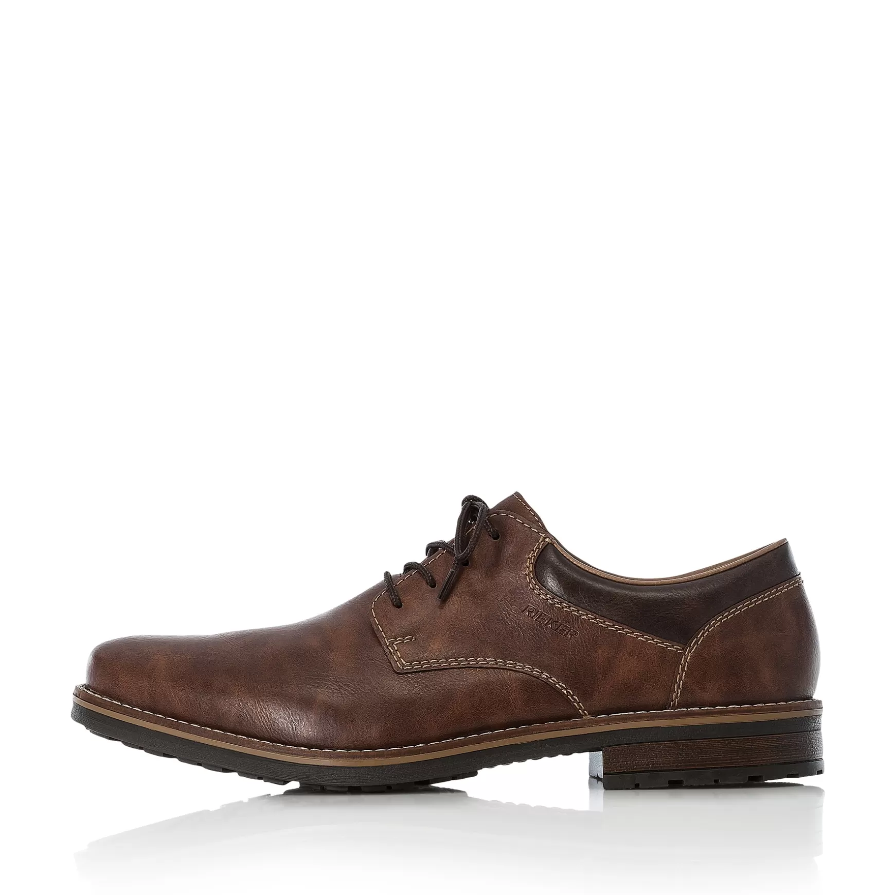 Men'S Lace-Up Shoes Nougat Brown-Rieker Cheap