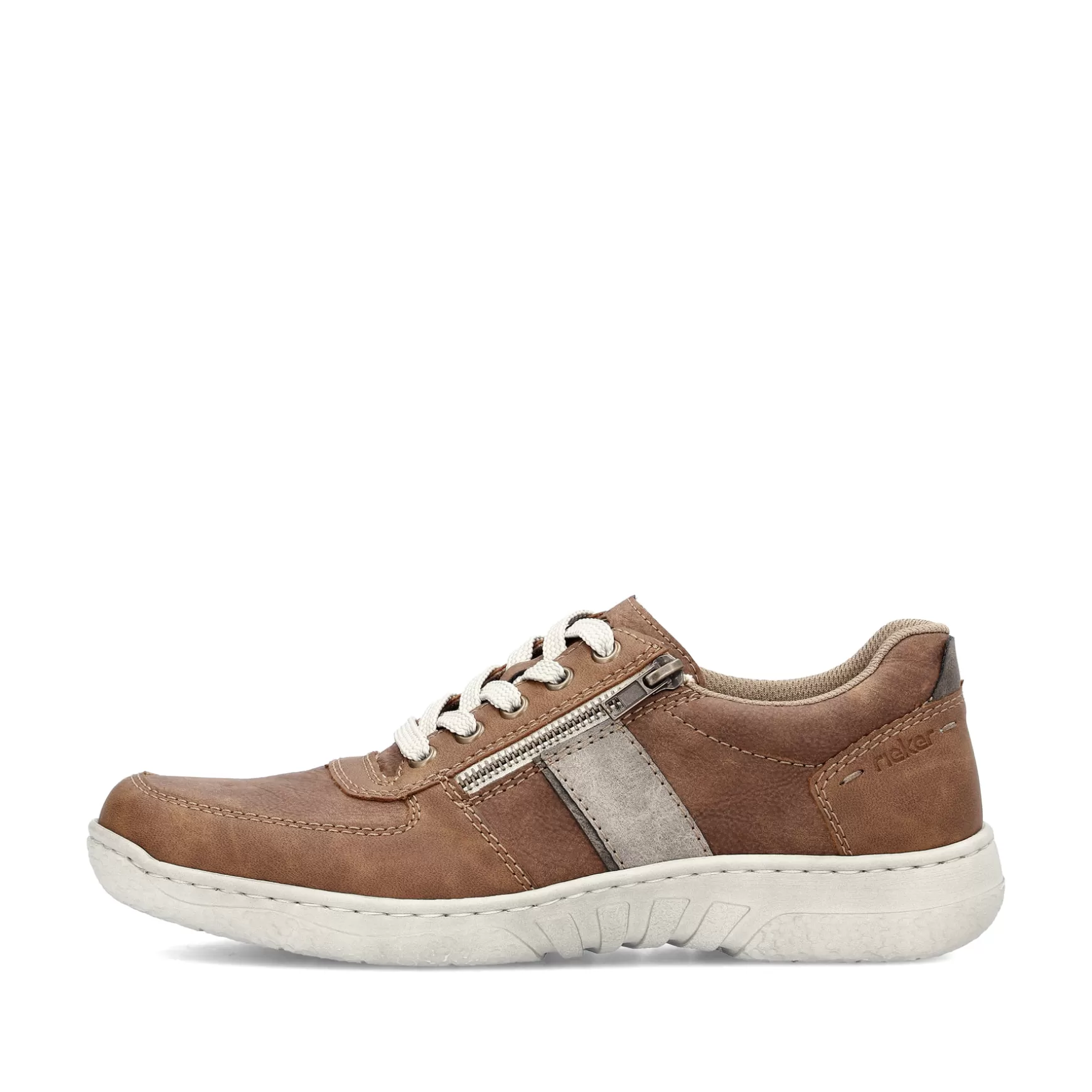 Men'S Lace-Up Shoes Nougat Brown-Rieker Hot