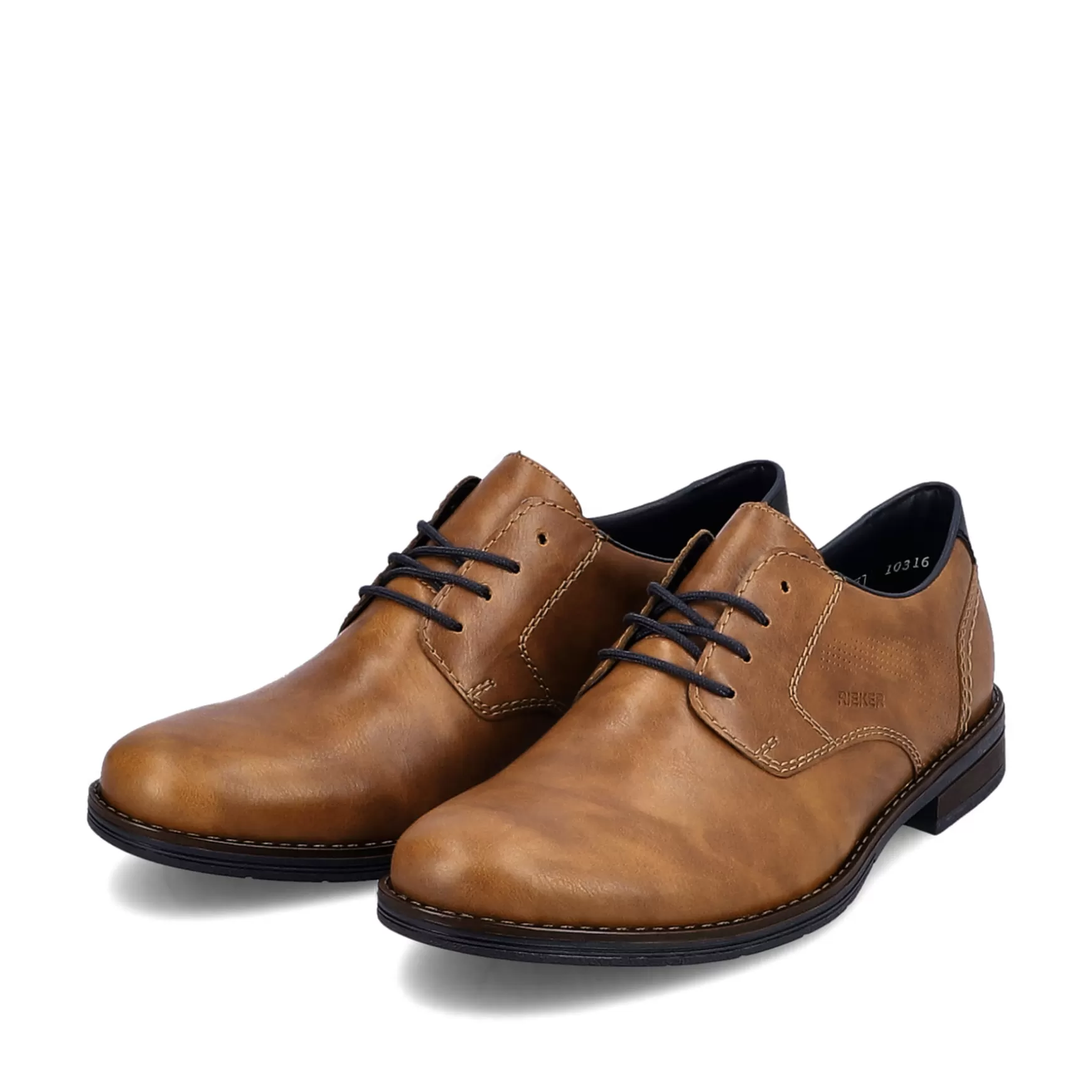 Men'S Lace-Up Shoes Nougat Brown-Rieker Shop