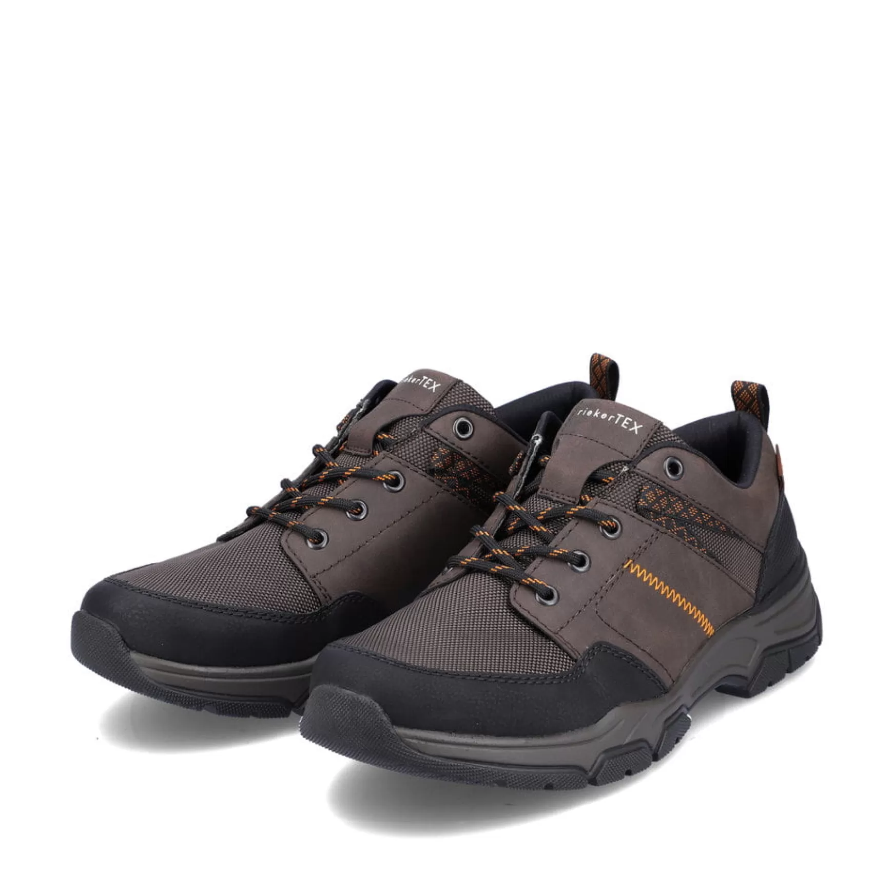 Men'S Lace-Up Shoes, Nut Brown-Rieker Best