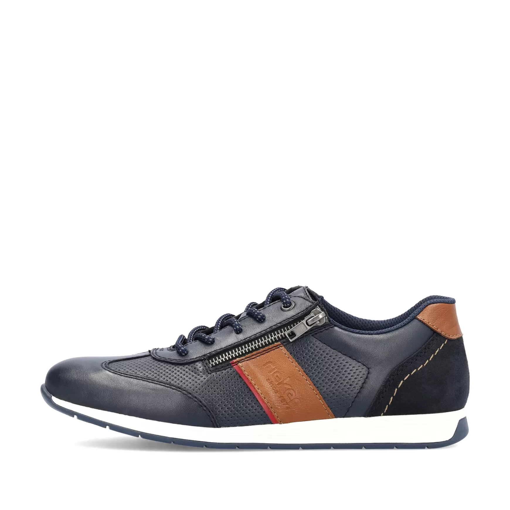 Men'S Lace-Up Shoes Ocean Blue-Rieker Online