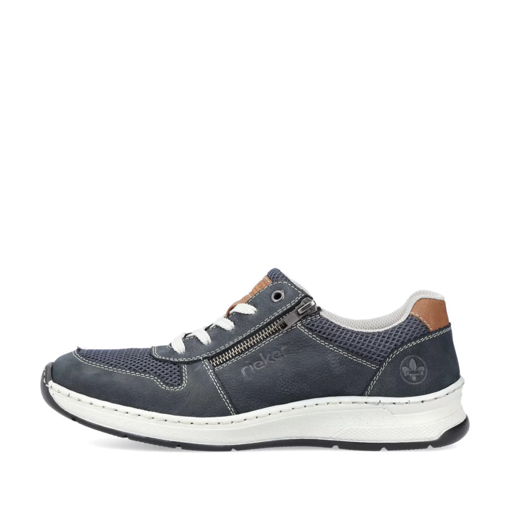 Men'S Lace-Up Shoes Ocean Blue-Rieker Discount