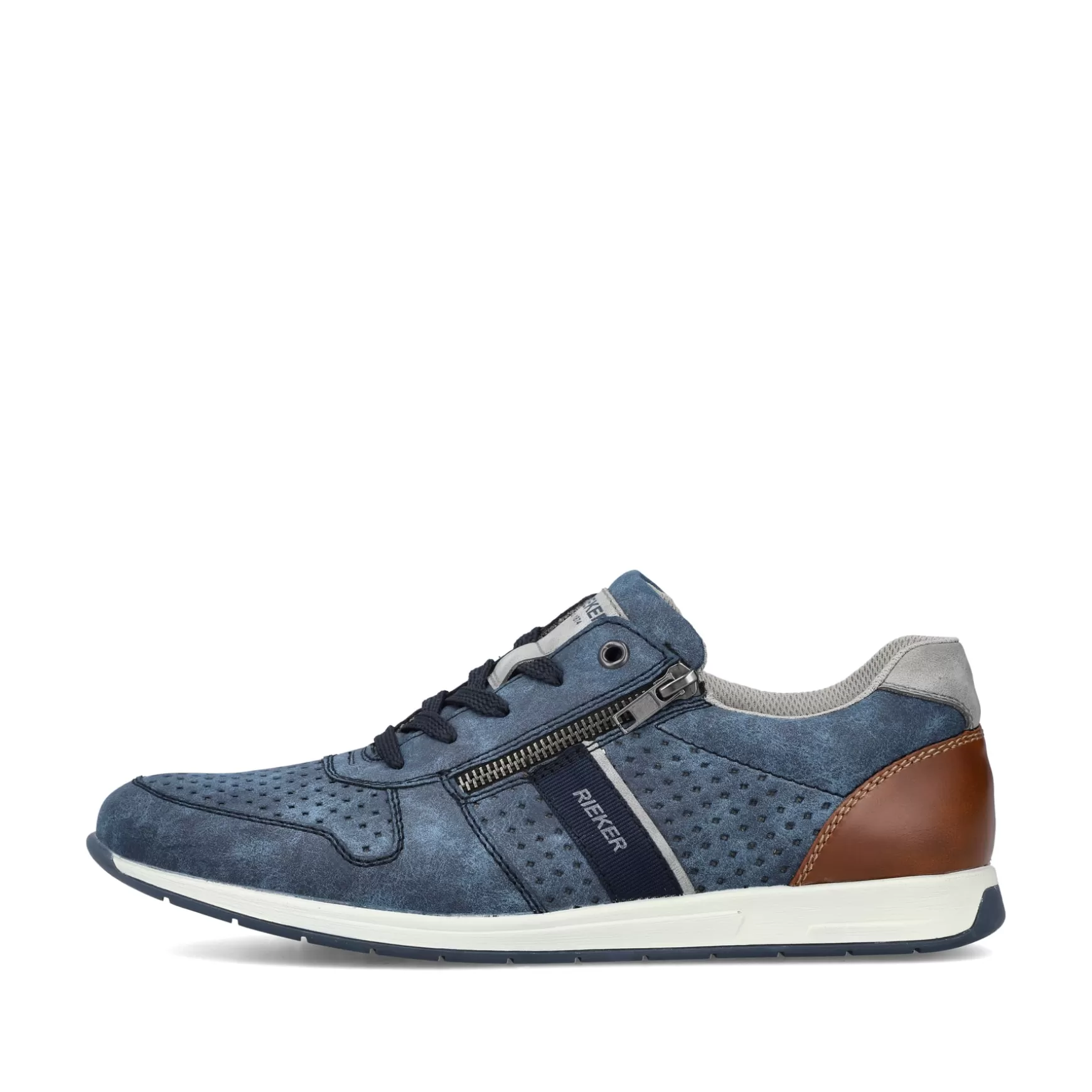 Men'S Lace-Up Shoes Sky Blue-Rieker Outlet