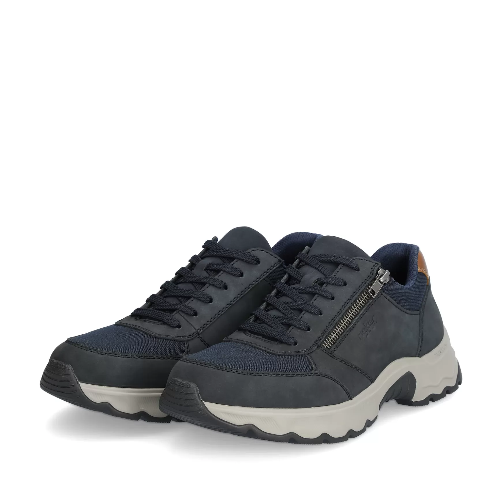 Men'S Lace-Up Shoes Steel Blue-Rieker Outlet