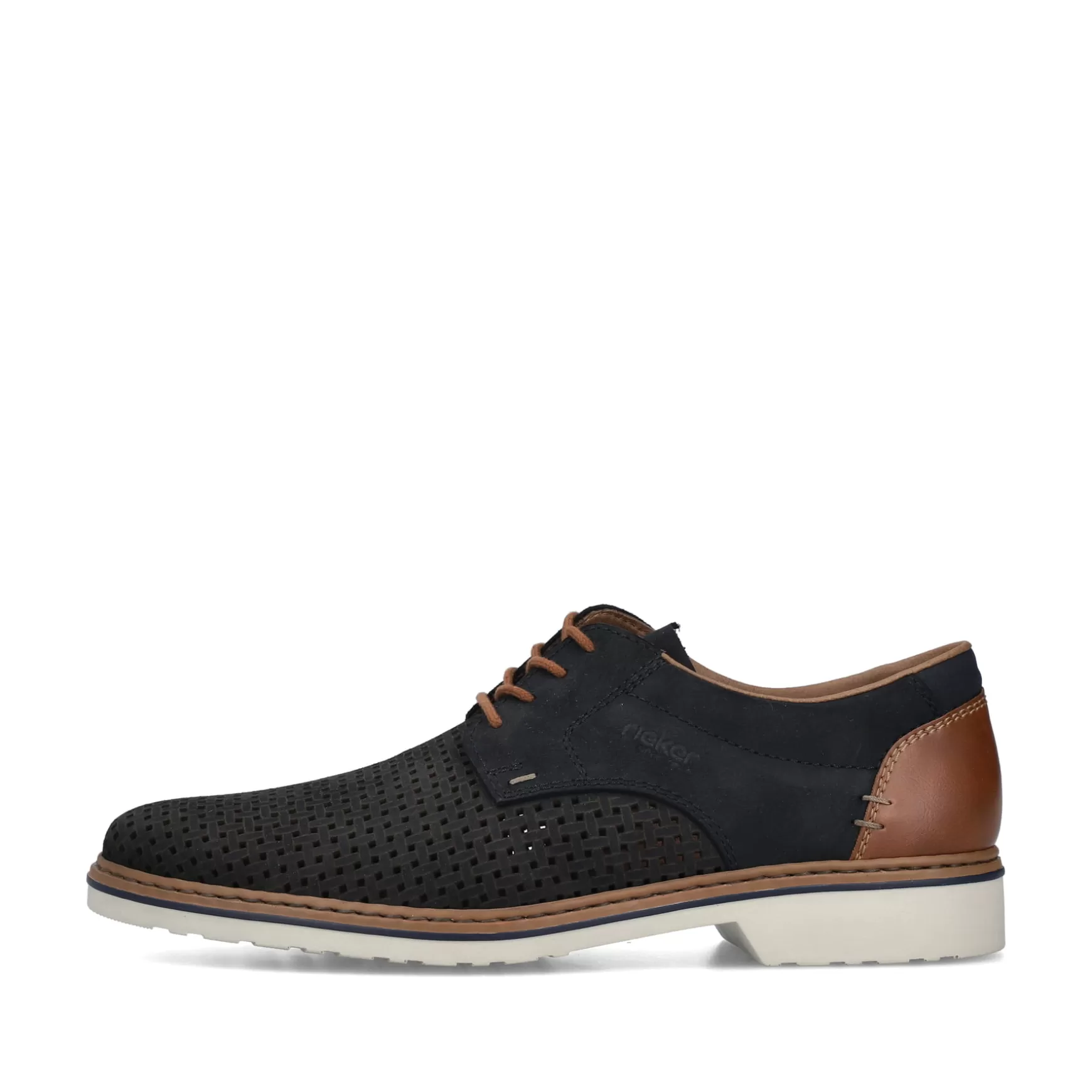 Men'S Lace-Up Shoes Steel Blue-Rieker Flash Sale