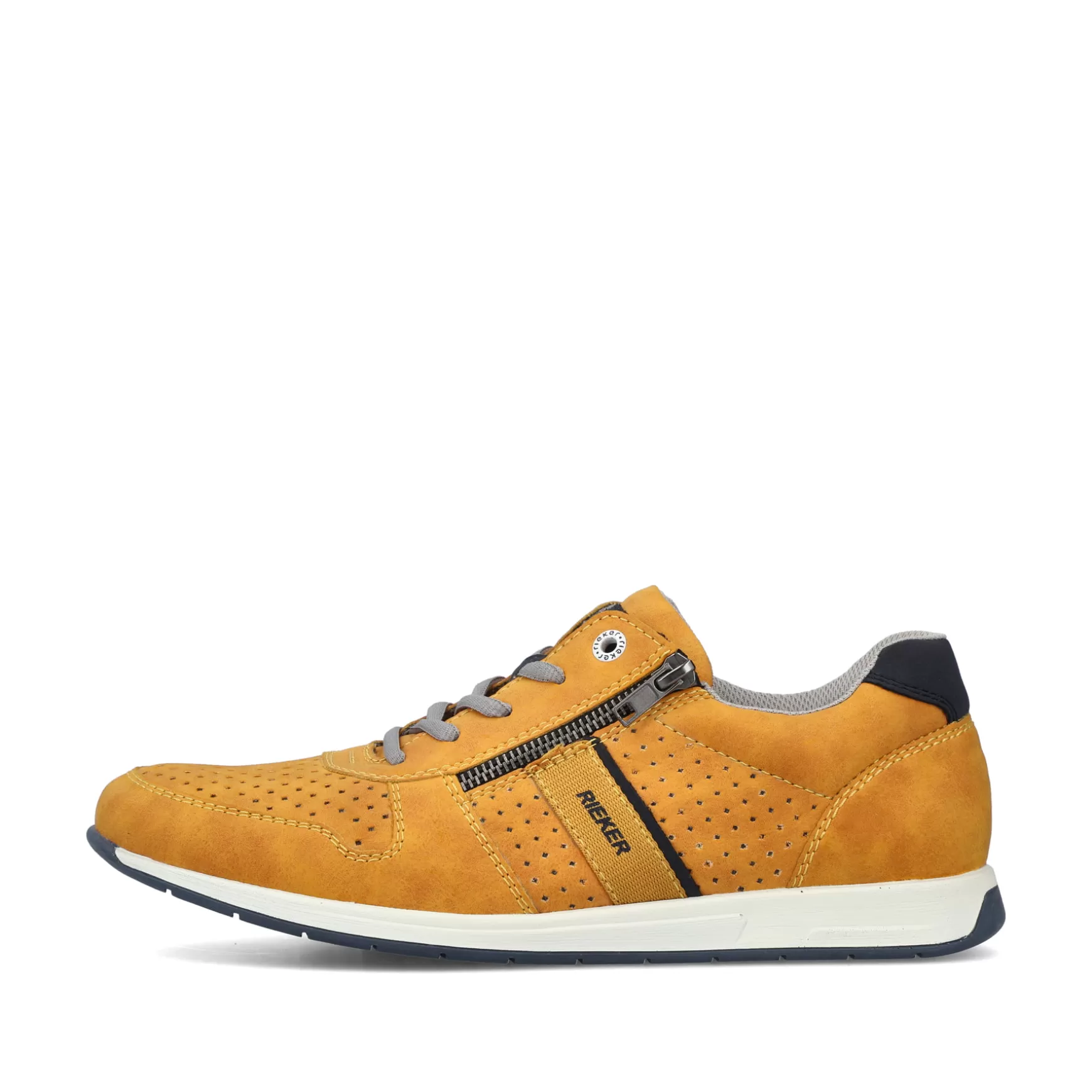 Men'S Lace-Up Shoes Sunflower Yellow-Navy Blue-Rieker Online