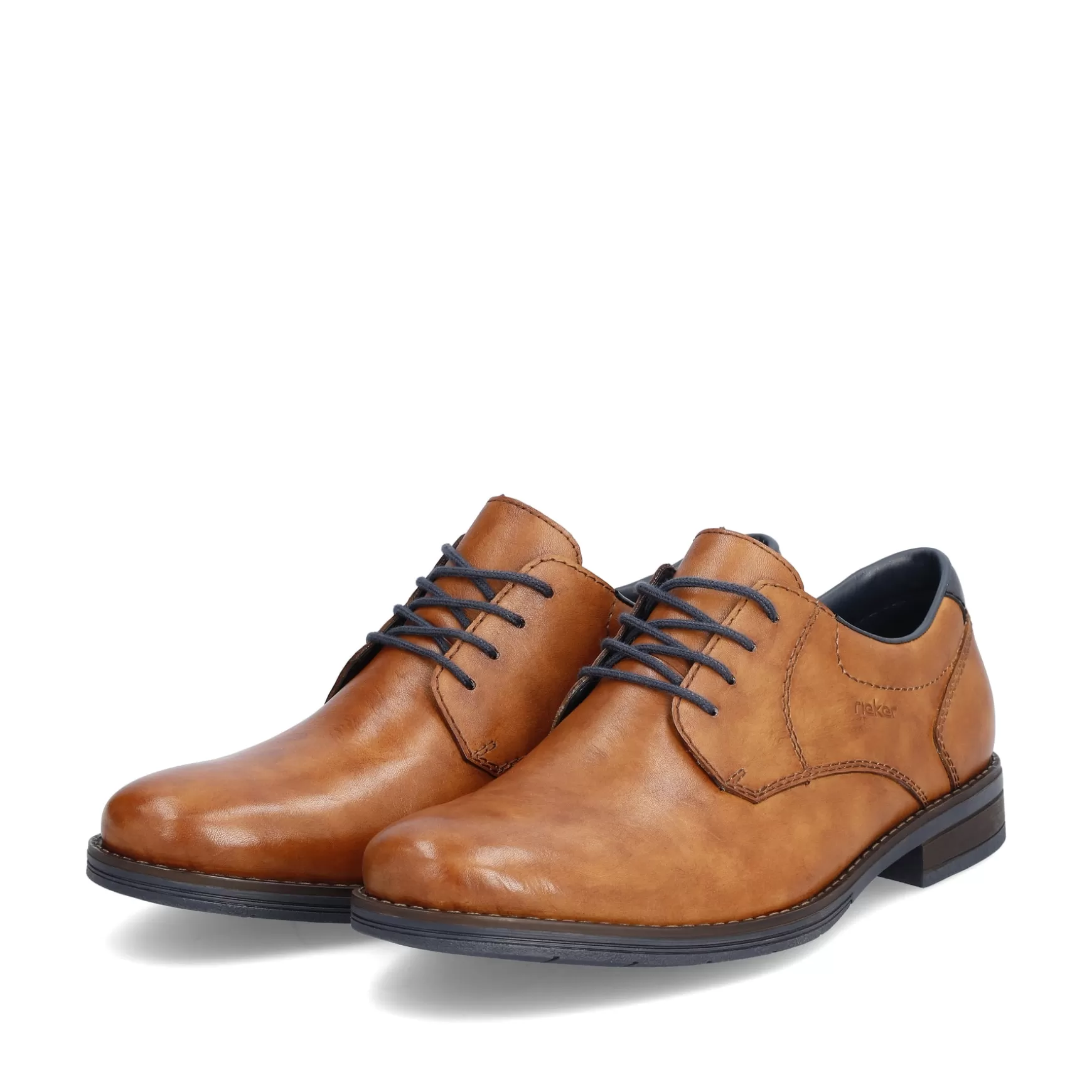 Men'S Lace-Up Shoes Wood Brown-Rieker Cheap