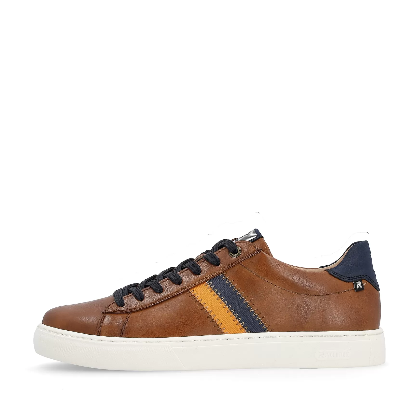 Men'S Low Nut Brown Sneakers-Rieker Clearance