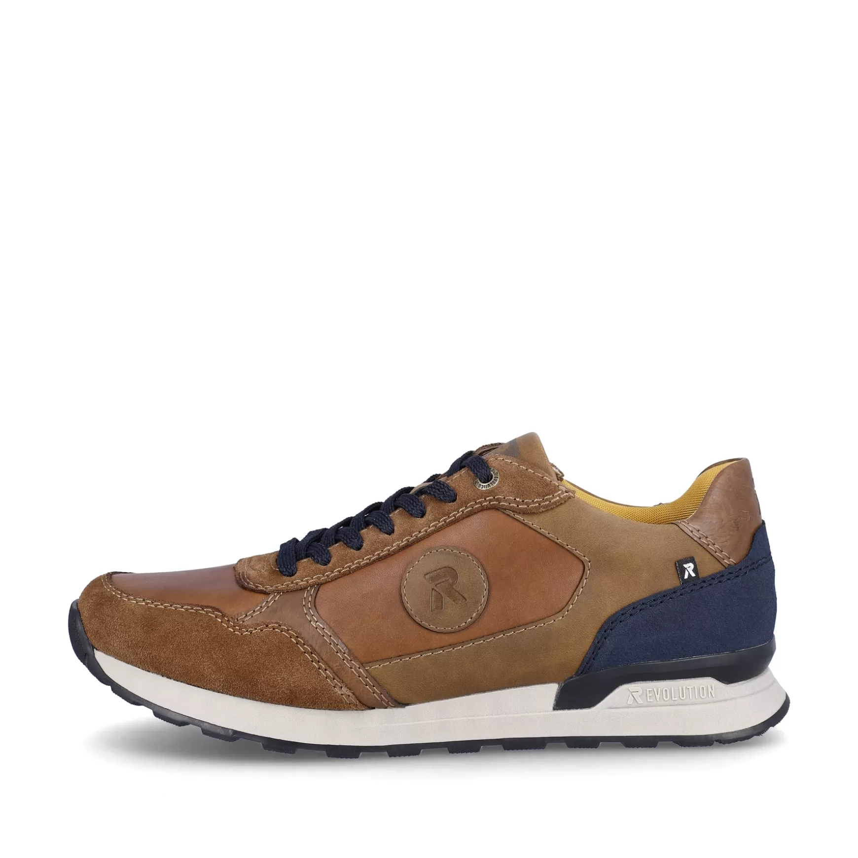 Men'S Low Nut Brown Sneakers-Rieker Shop