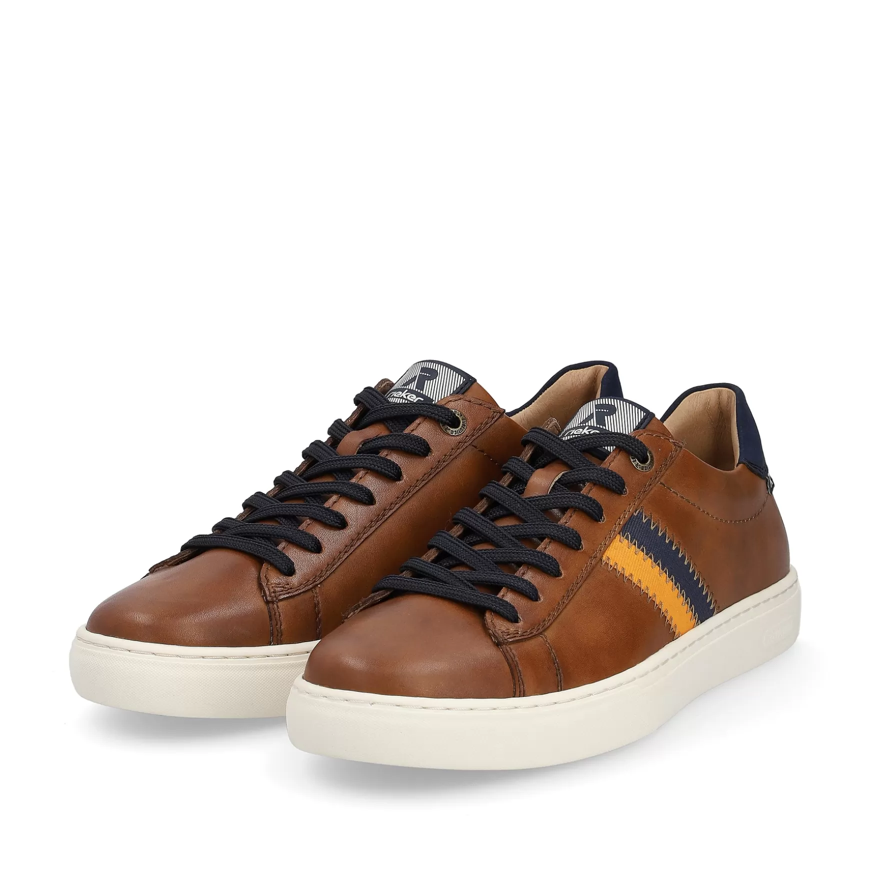 Men'S Low Nut Brown Sneakers-Rieker Clearance