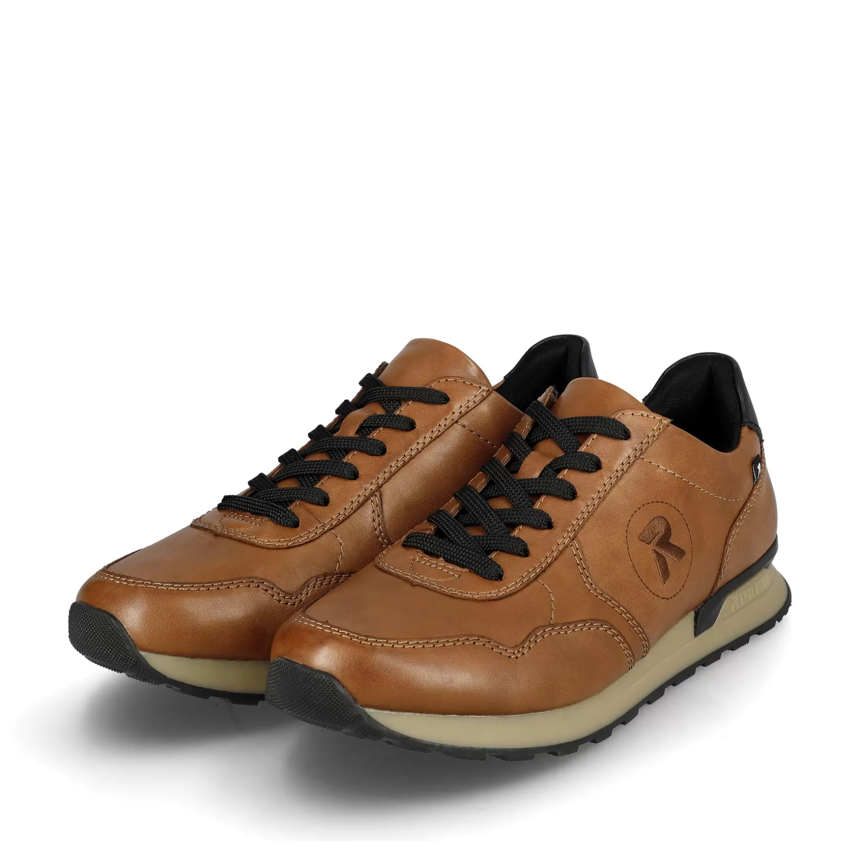 Men'S Low Nut Brown Sneakers-Rieker Store