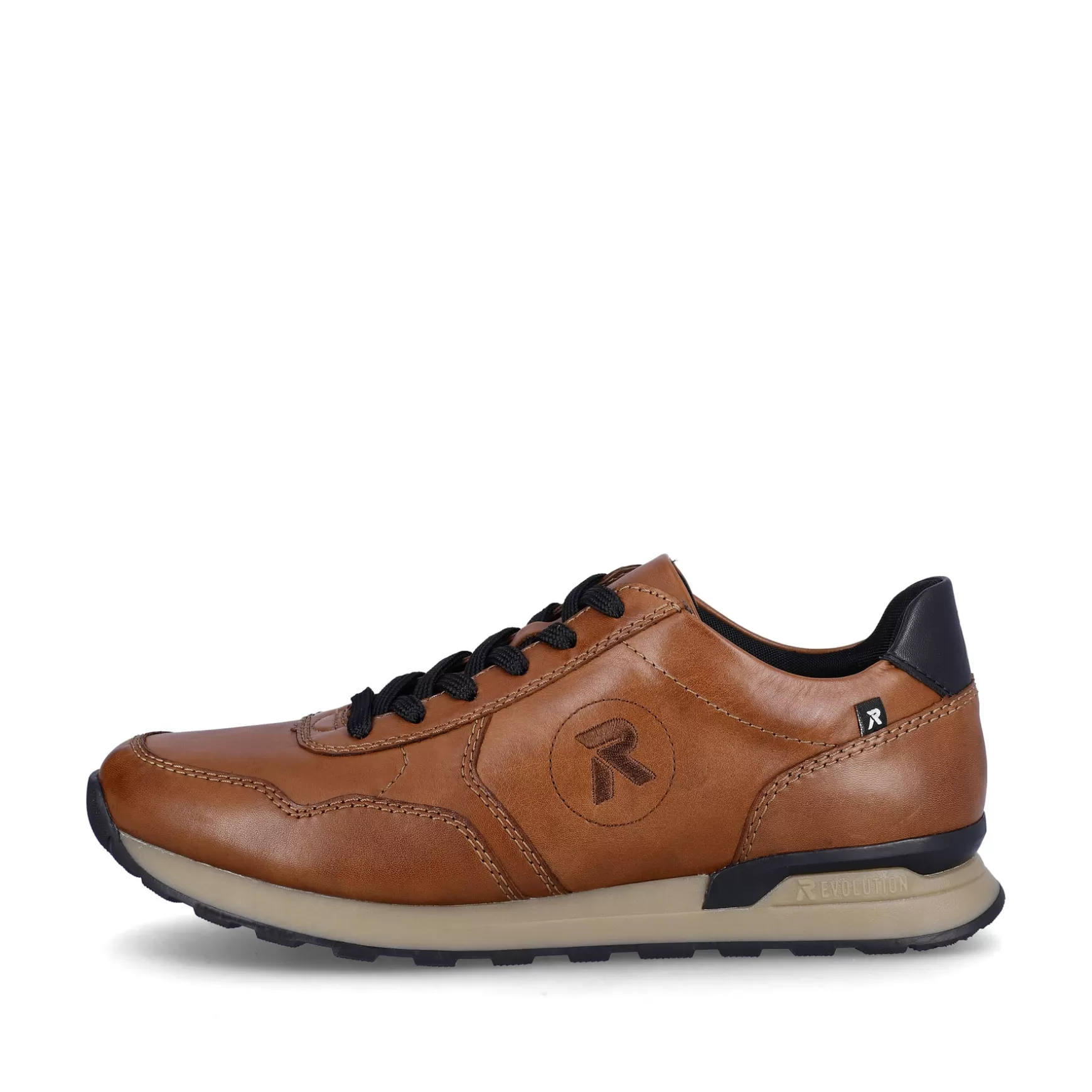 Men'S Low Nut Brown Sneakers-Rieker Store