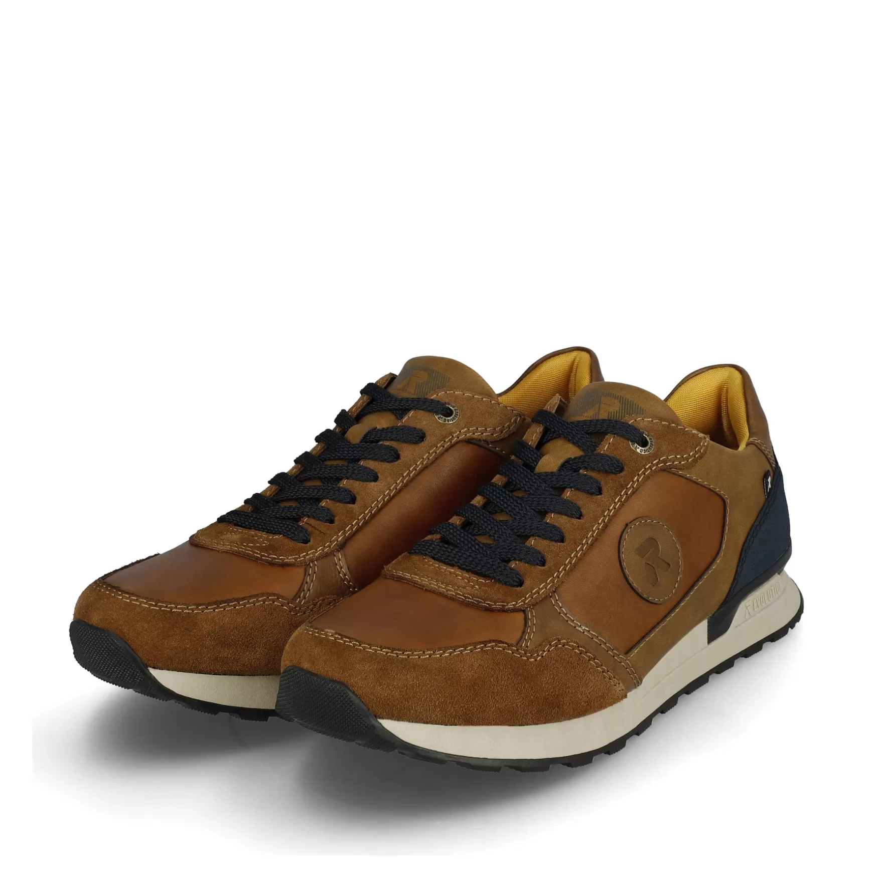 Men'S Low Nut Brown Sneakers-Rieker Shop