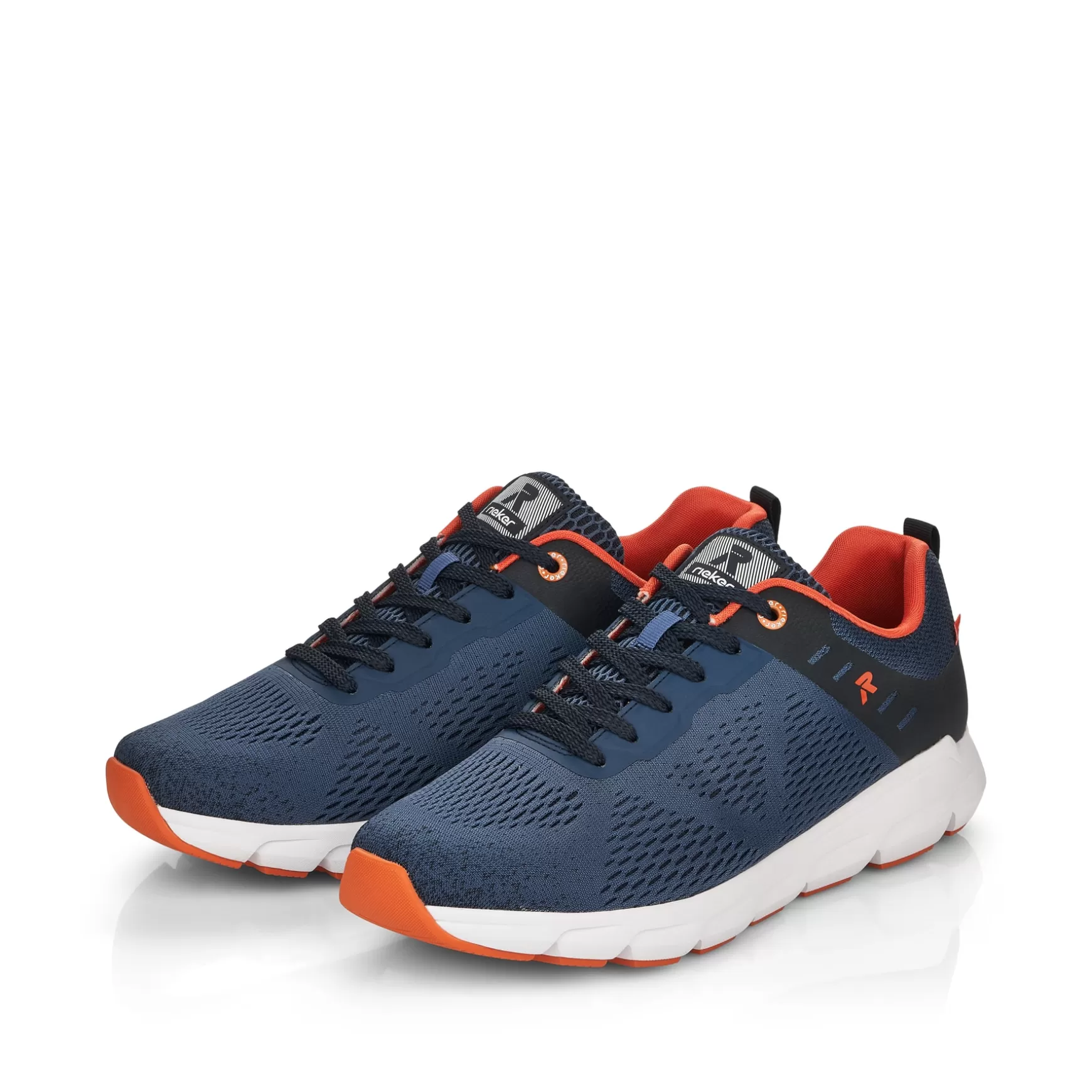 Men'S Low Sneaker Navy Blue-Rieker Cheap