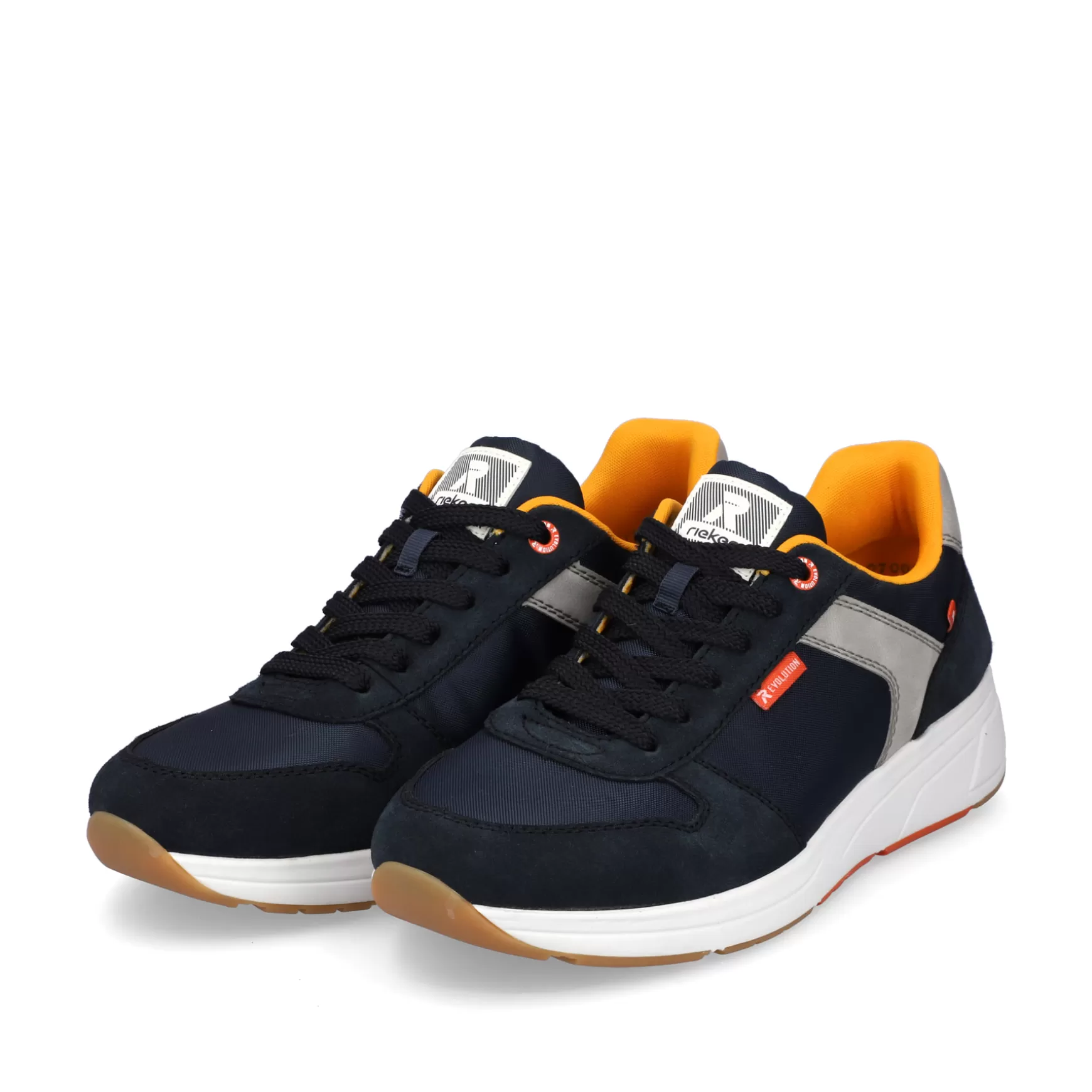 Men'S Low Sneaker Navy-Blue Steel-Grey-Rieker Outlet