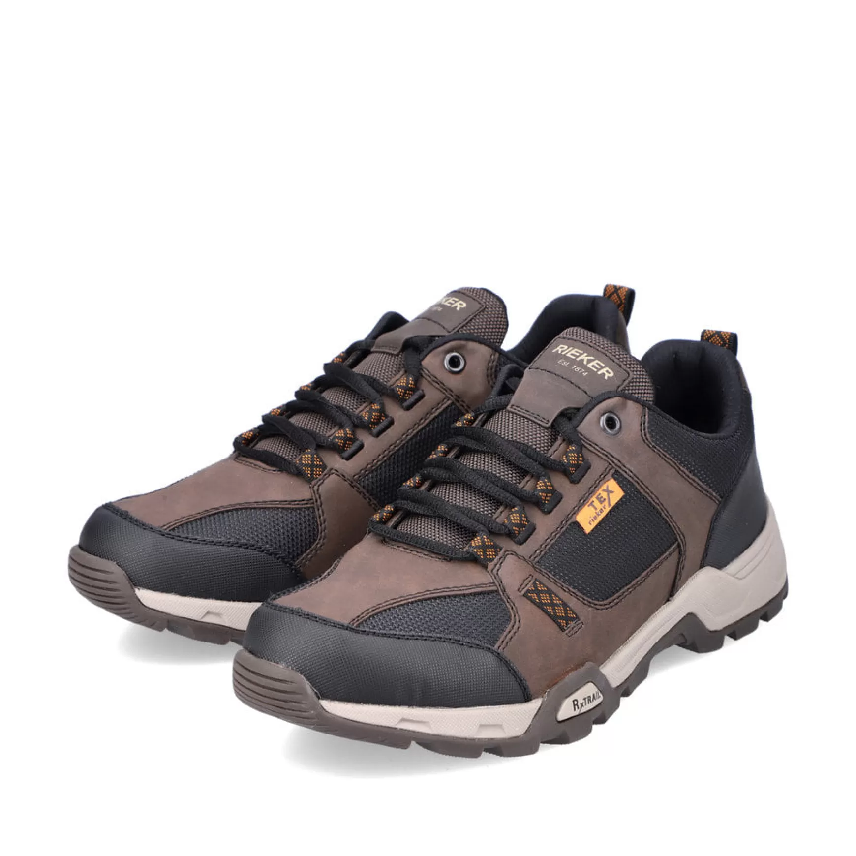 Men'S Low Sneakers In Chestnut Brown-Rieker Outlet