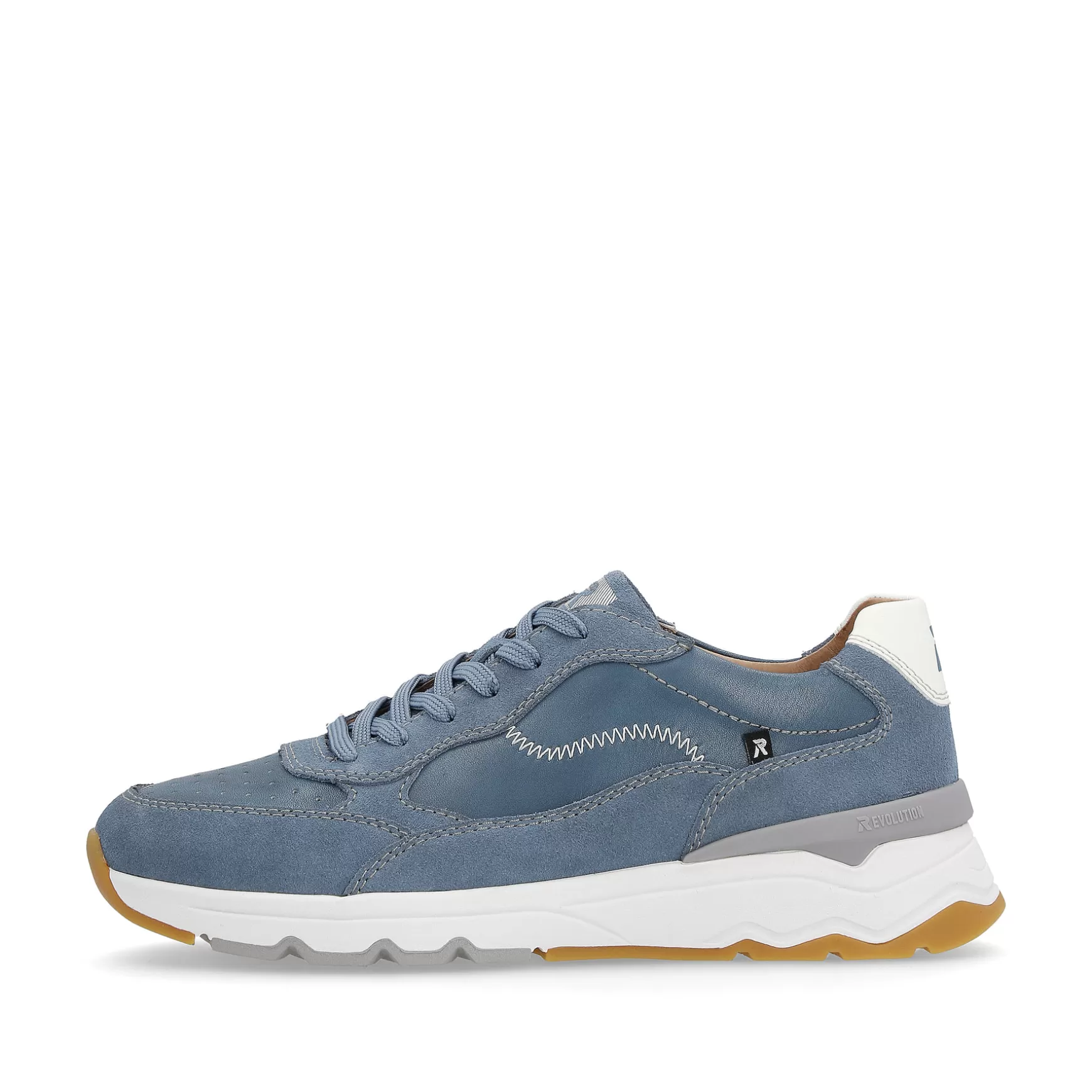 Men'S Low Sneakers Ocean Blue-Rieker Flash Sale