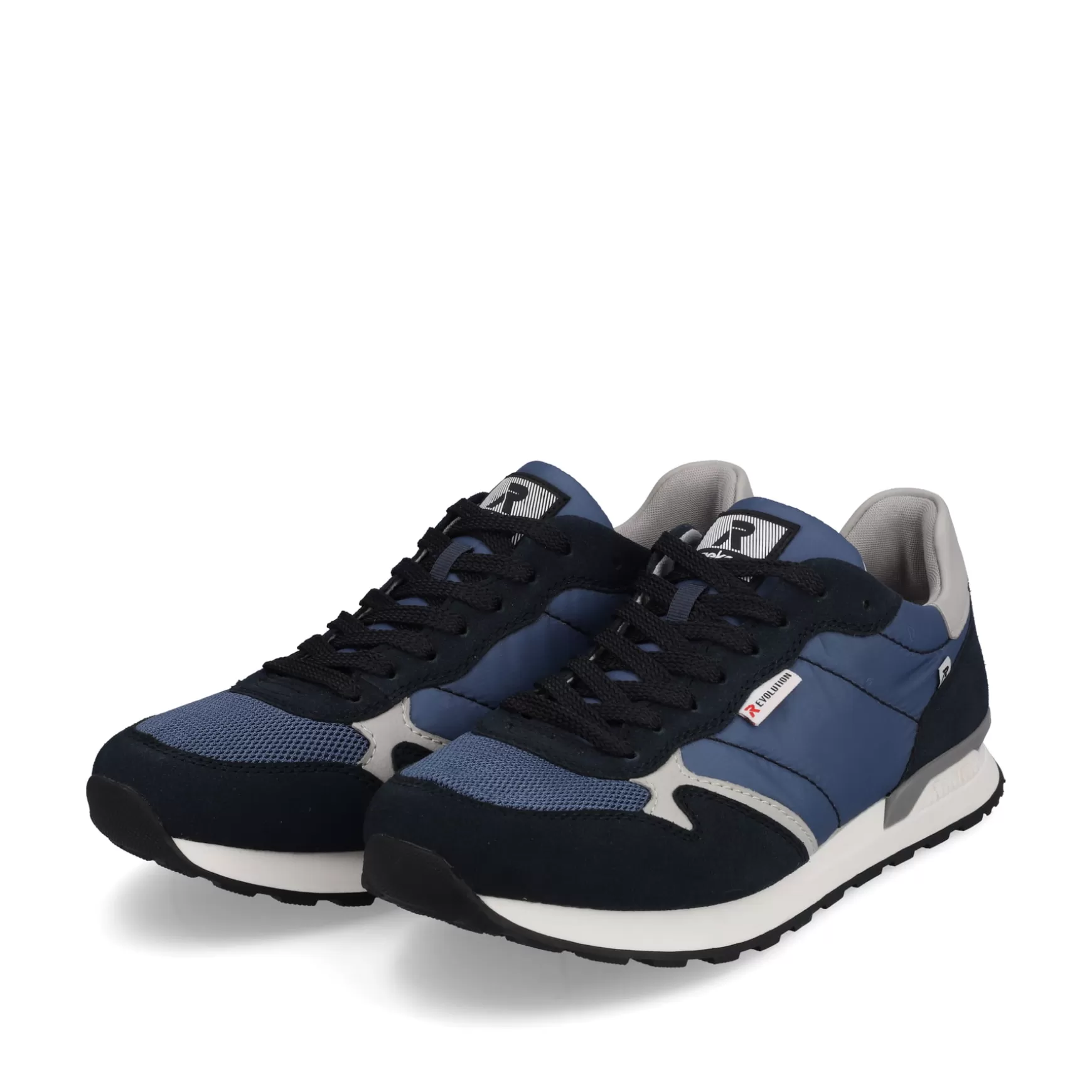 Men'S Low Sneakers Ocean Blue-Rieker Clearance