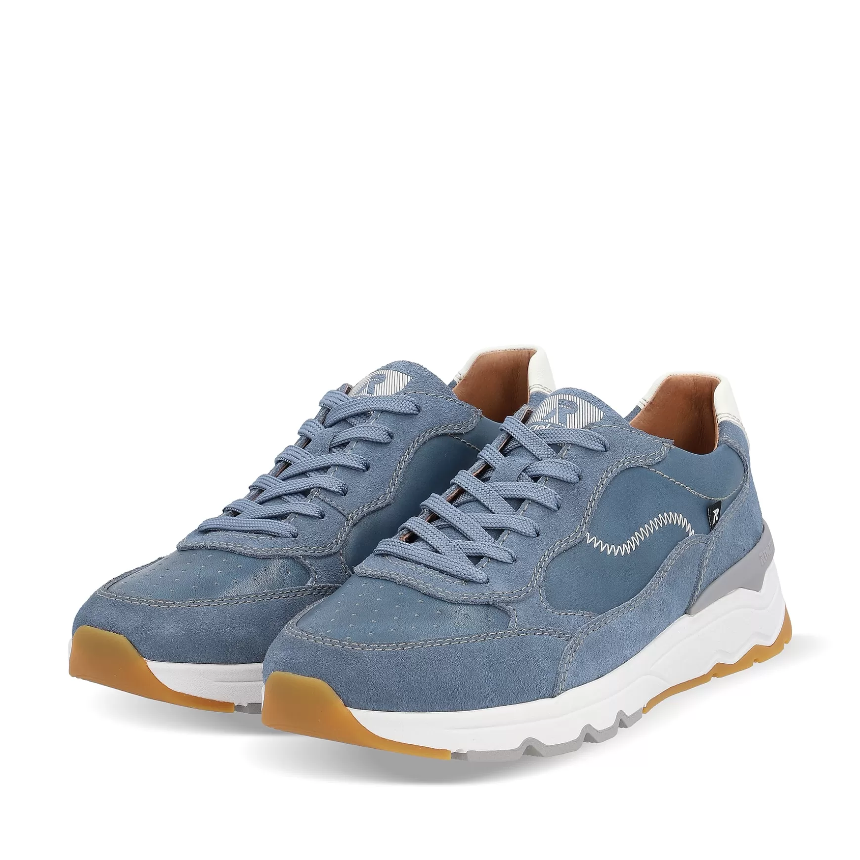 Men'S Low Sneakers Ocean Blue-Rieker Flash Sale