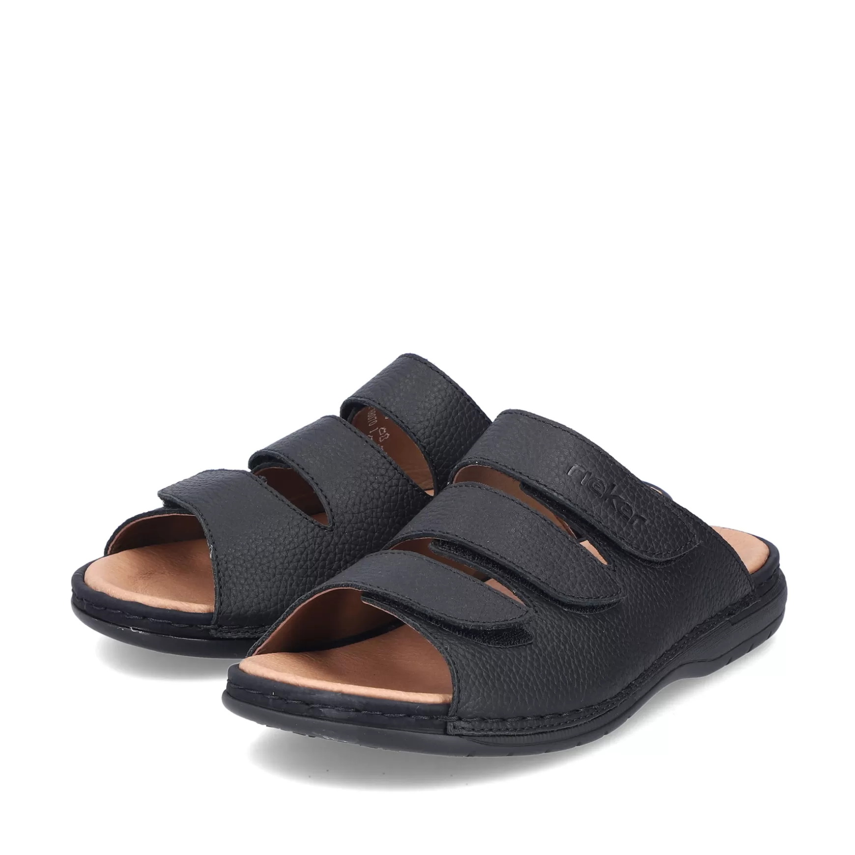 Men'S Mules Black Gray-Rieker Sale