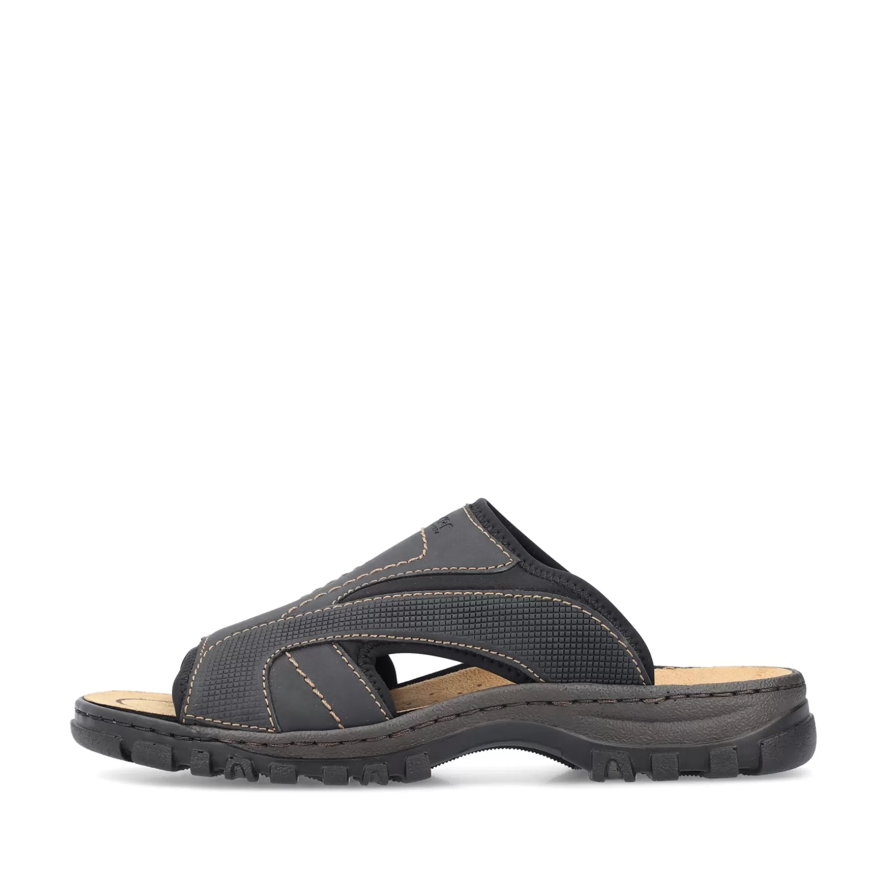 Men'S Mules Black Gray-Rieker Discount