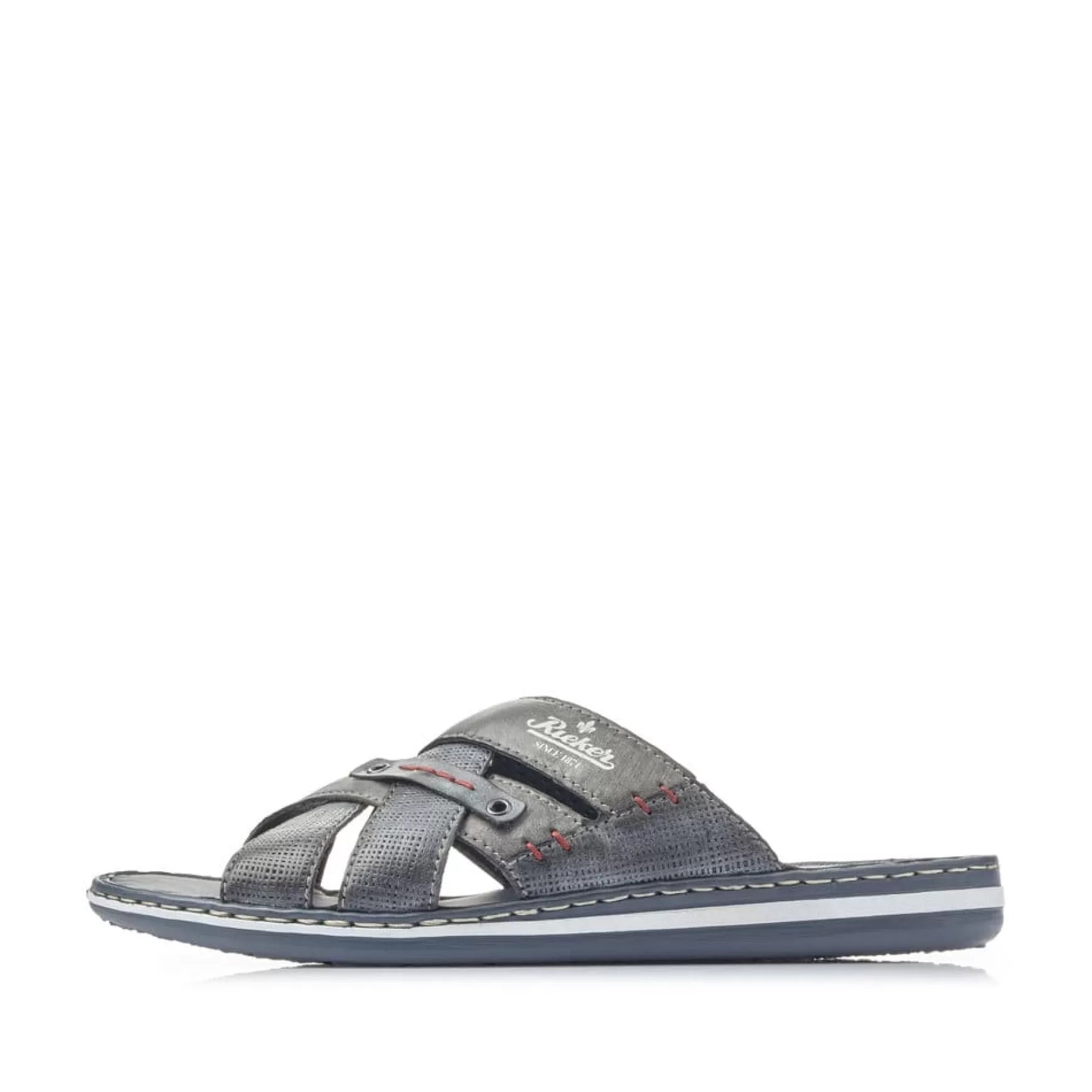 Men'S Mules Blue Gray-Rieker Best Sale