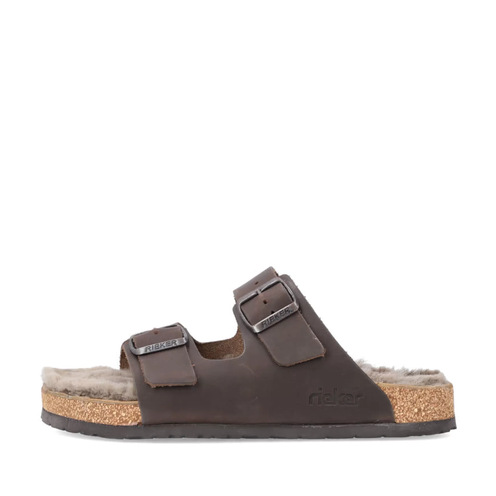 Men'S Mules Chestnut Brown-Rieker Store