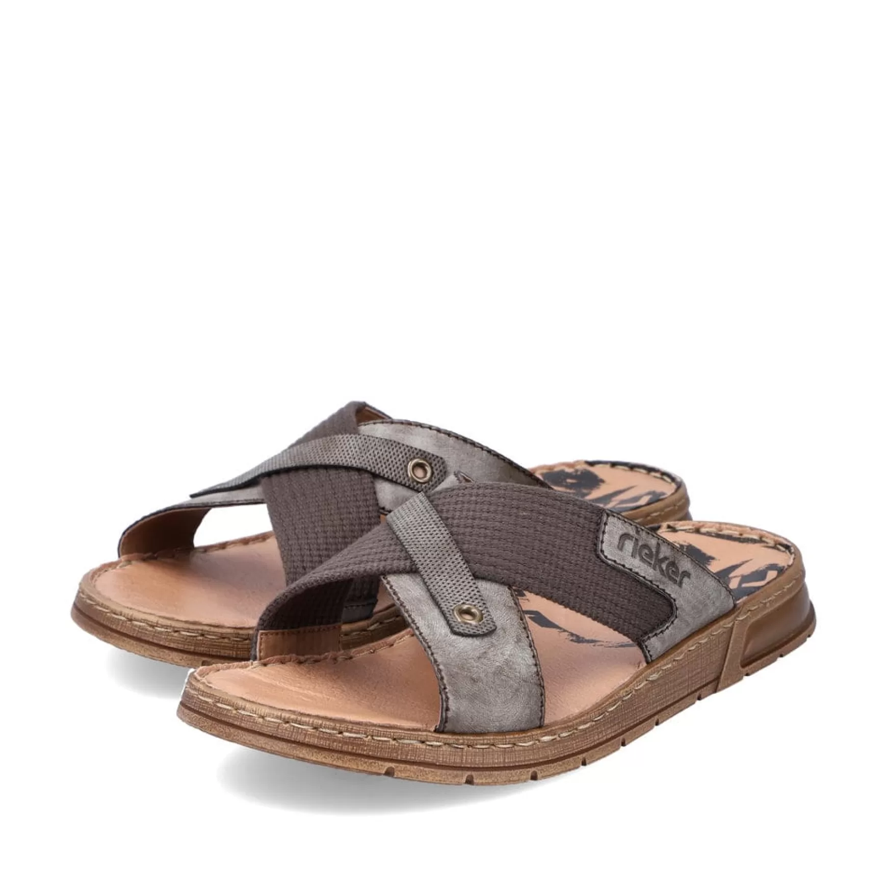 Men'S Mules Mocha-Rieker Online