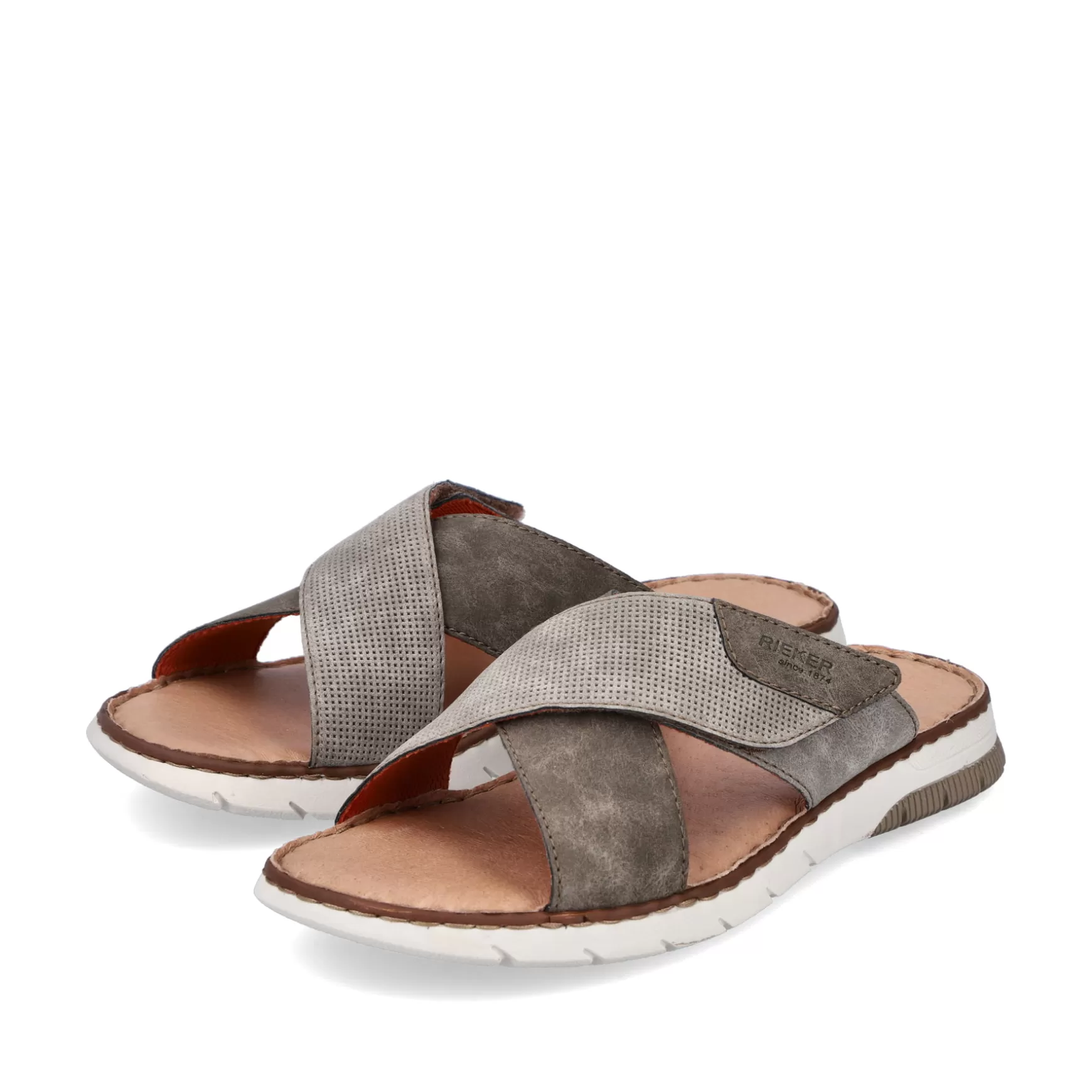 Men'S Mules Nut Brown-Rieker Sale