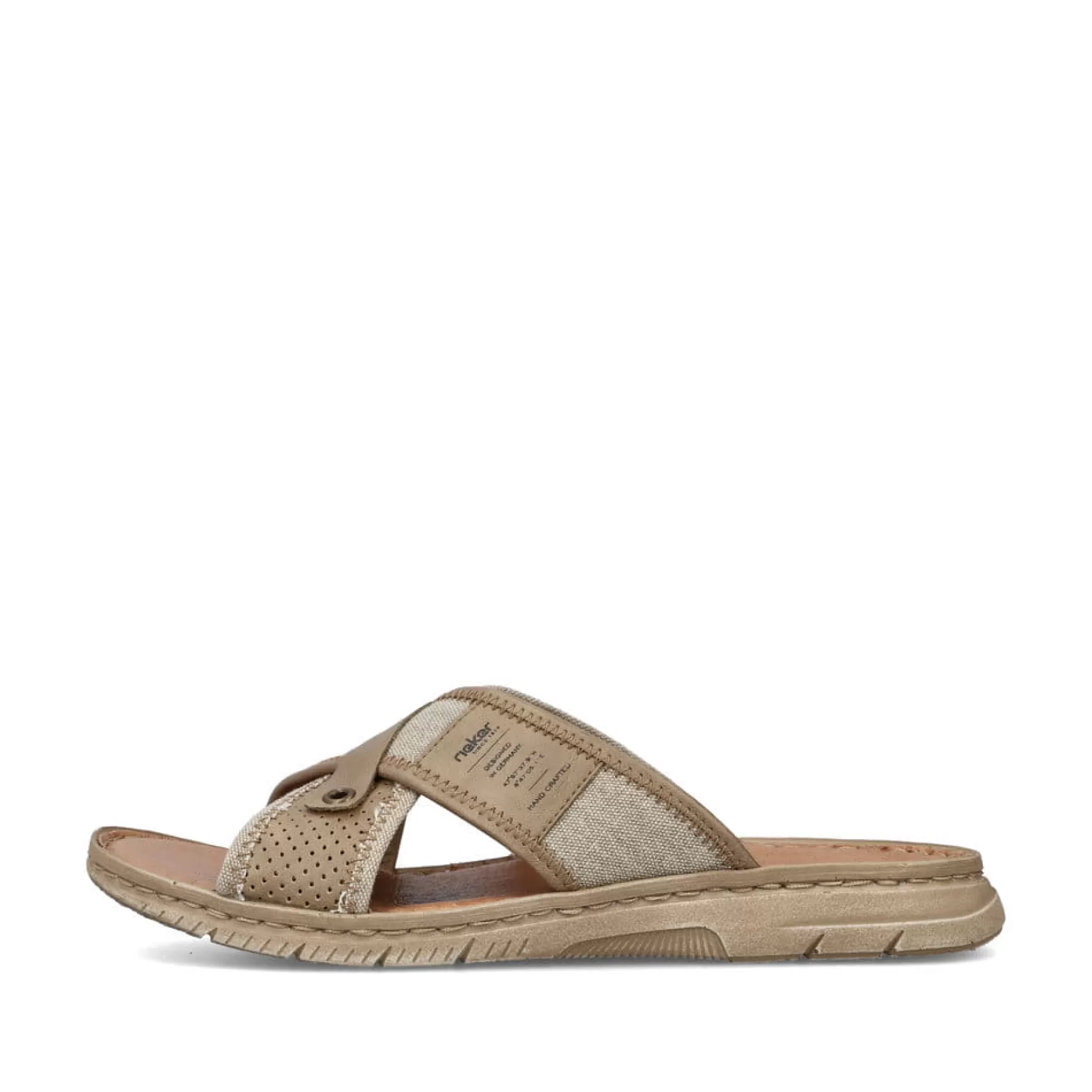 Men'S Mules Sand Beige-Rieker Cheap