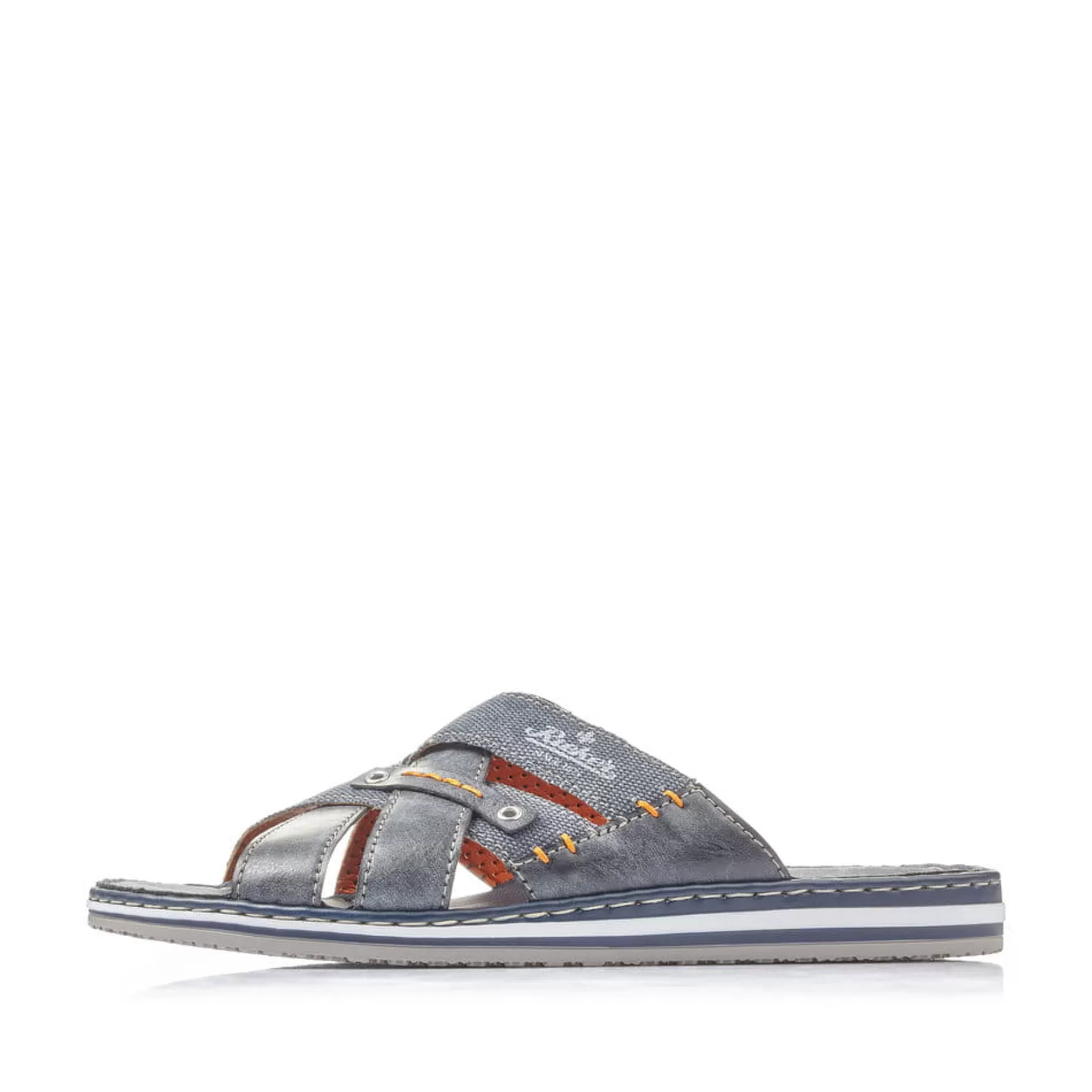 Men'S Mules Sea Blue-Rieker Best