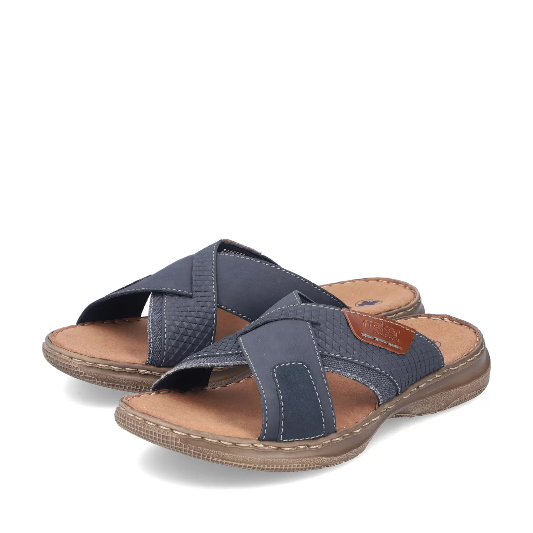 Men'S Mules Slate Blue-Rieker Flash Sale