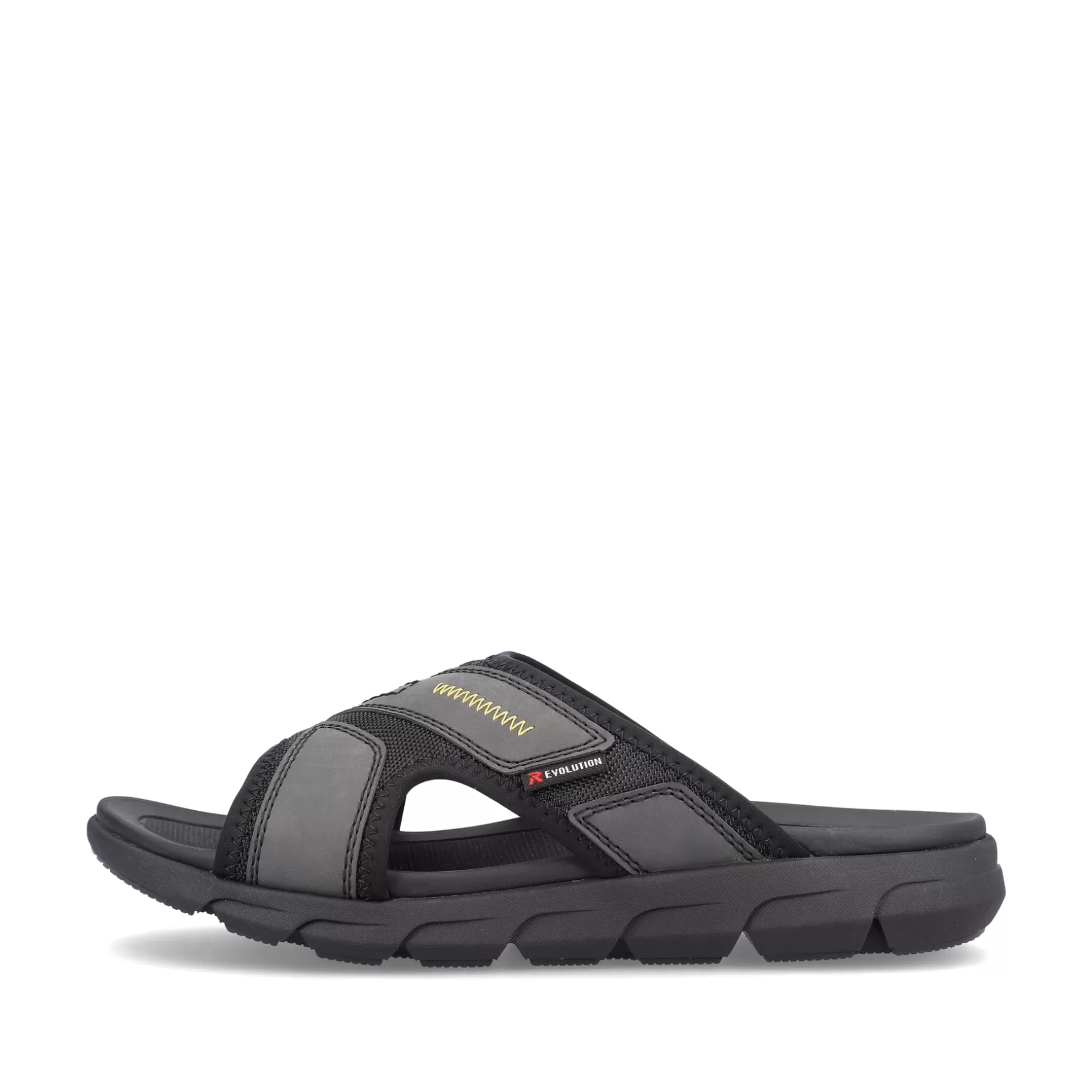 Men'S Mules Steel Black-Rieker Clearance