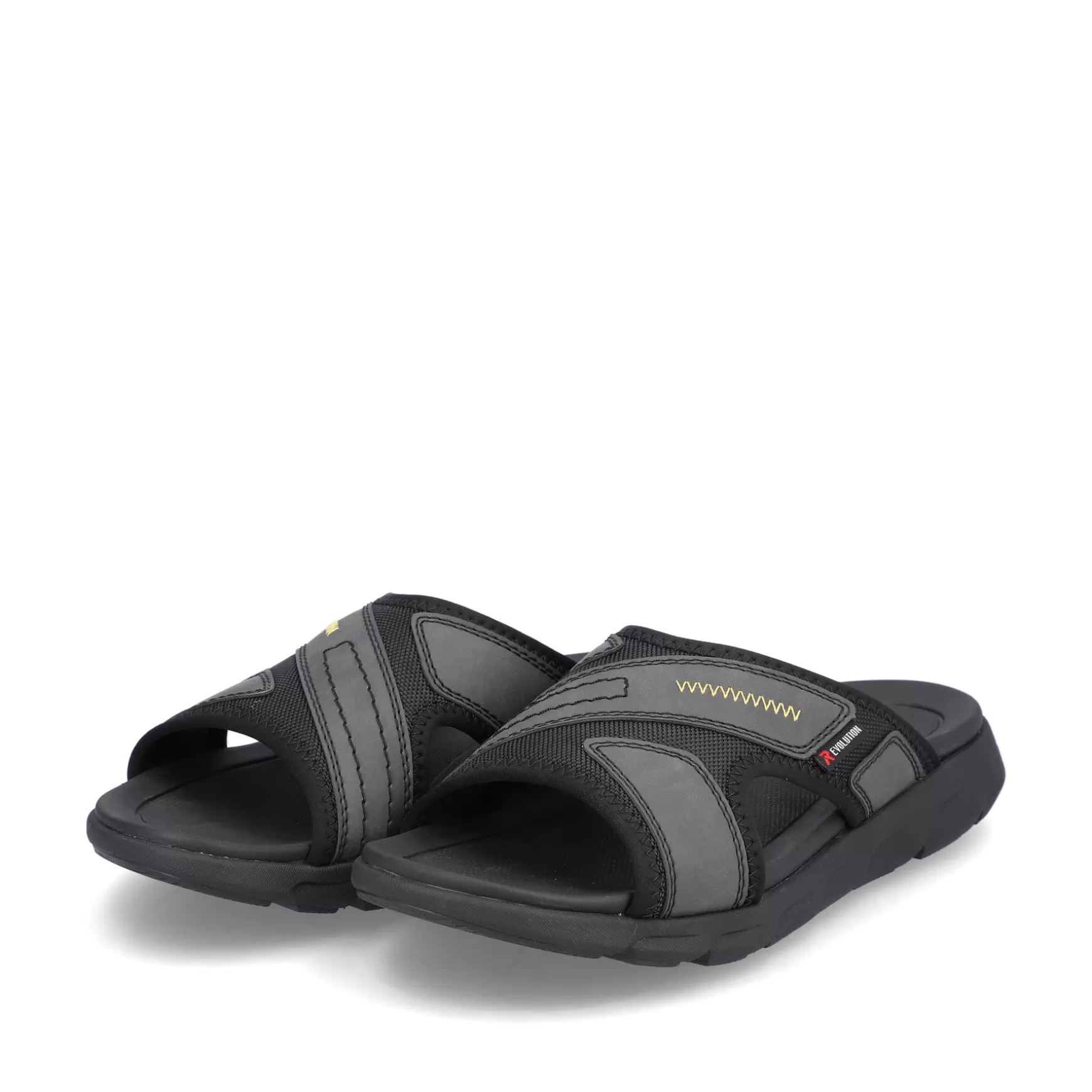 Men'S Mules Steel Black-Rieker Clearance