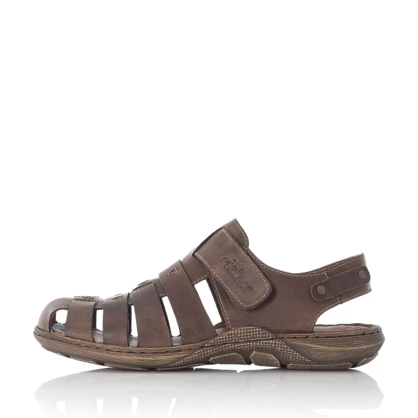 Men'S Sandals Espresso Brown-Rieker Clearance